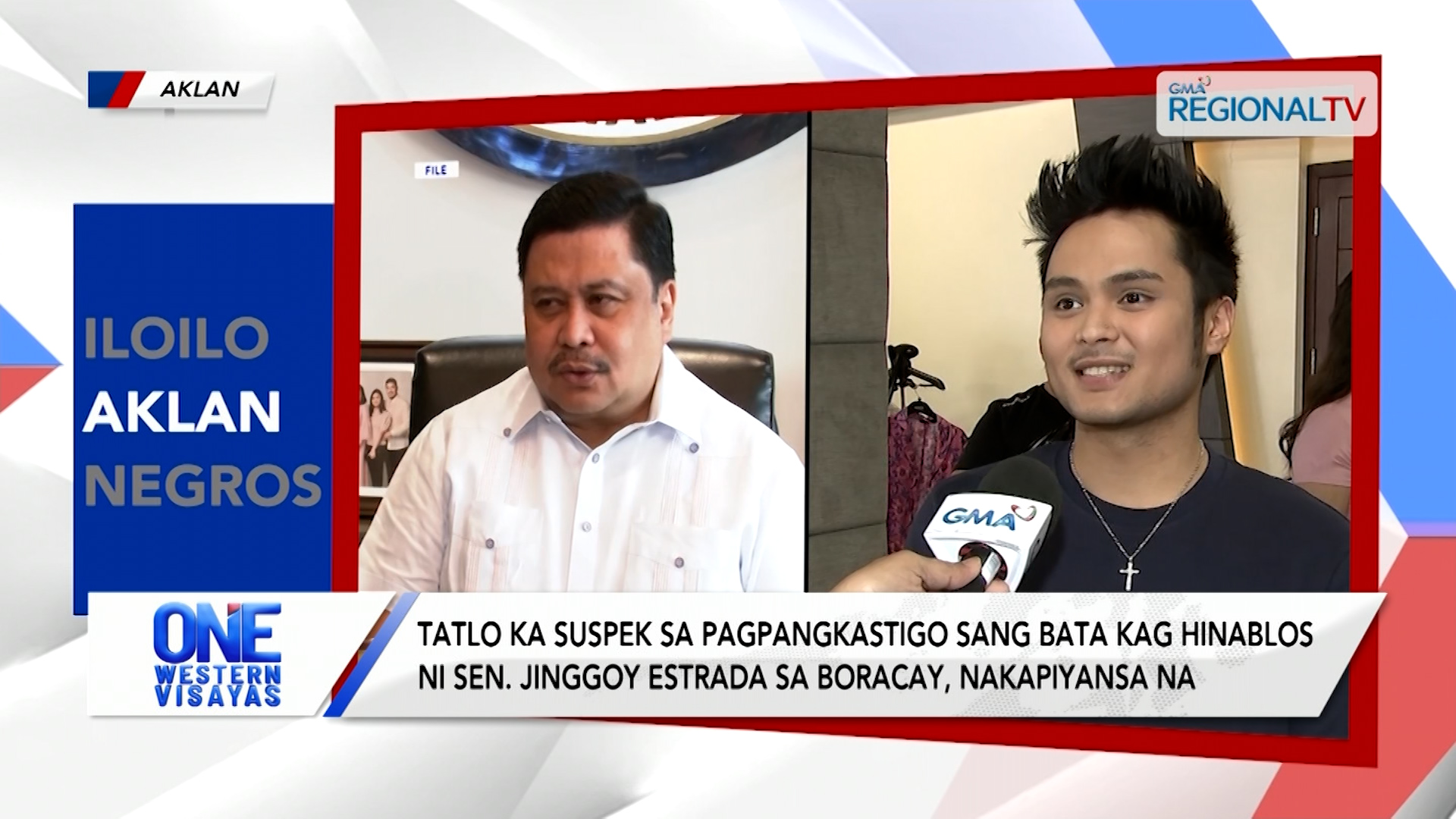 3 suspek sa pagkastigo sang bata kag hinablos ni Sen. Jinggoy Estrada sa Boracay