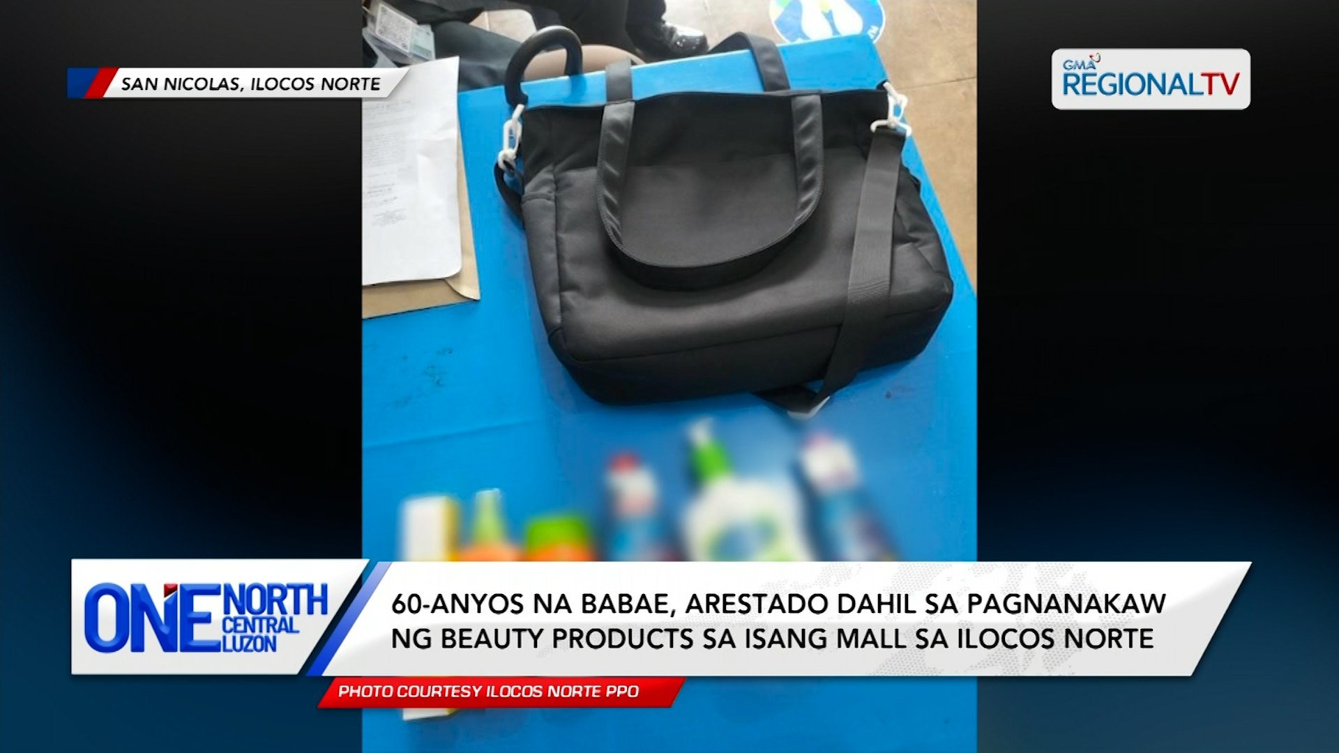 60-anyos na babae, arestado dahil sa pagnanakaw ng beauty products sa mall