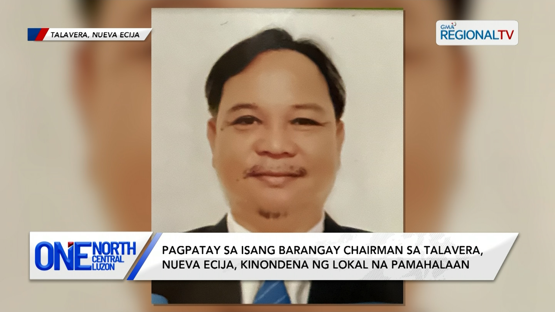 Pagpatay sa isang barangay chairman sa Talavera, kinondena ng LGU