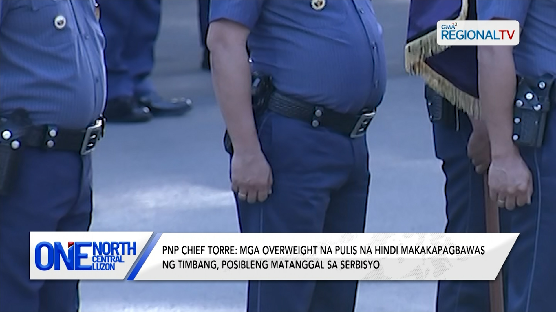 PNP Chief Torre: Mga overweight na pulis, posibleng matanggal sa serbisyo