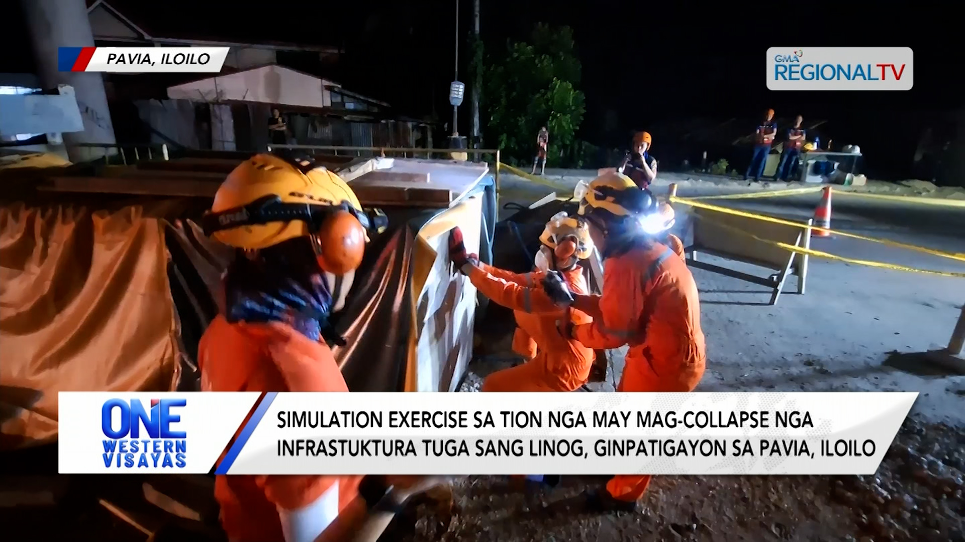 SIMEX  nga Mangin Alerto sa Linog, Ginpatigayon sa Pavia, Iloilo