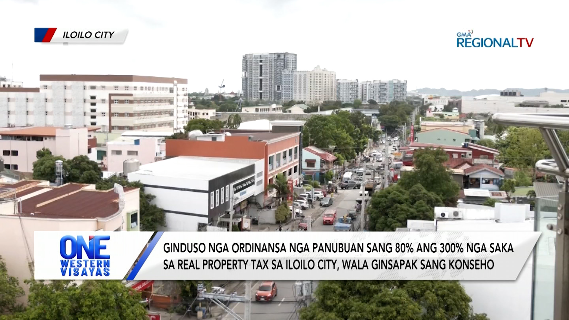 Proposed ordinance nga panubuan sang 80% ang 300% saka sa RPT sa Iloilo City | One Western Visayas