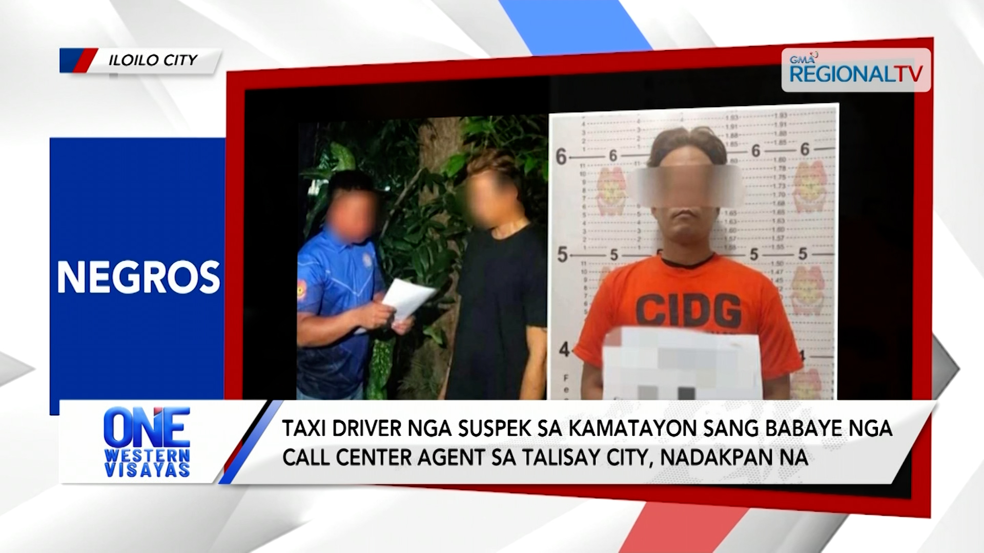 Taxi driver nga suspek sa kamatayon sang babaye sa Talisay City, nadakpan na | One Western Visayas