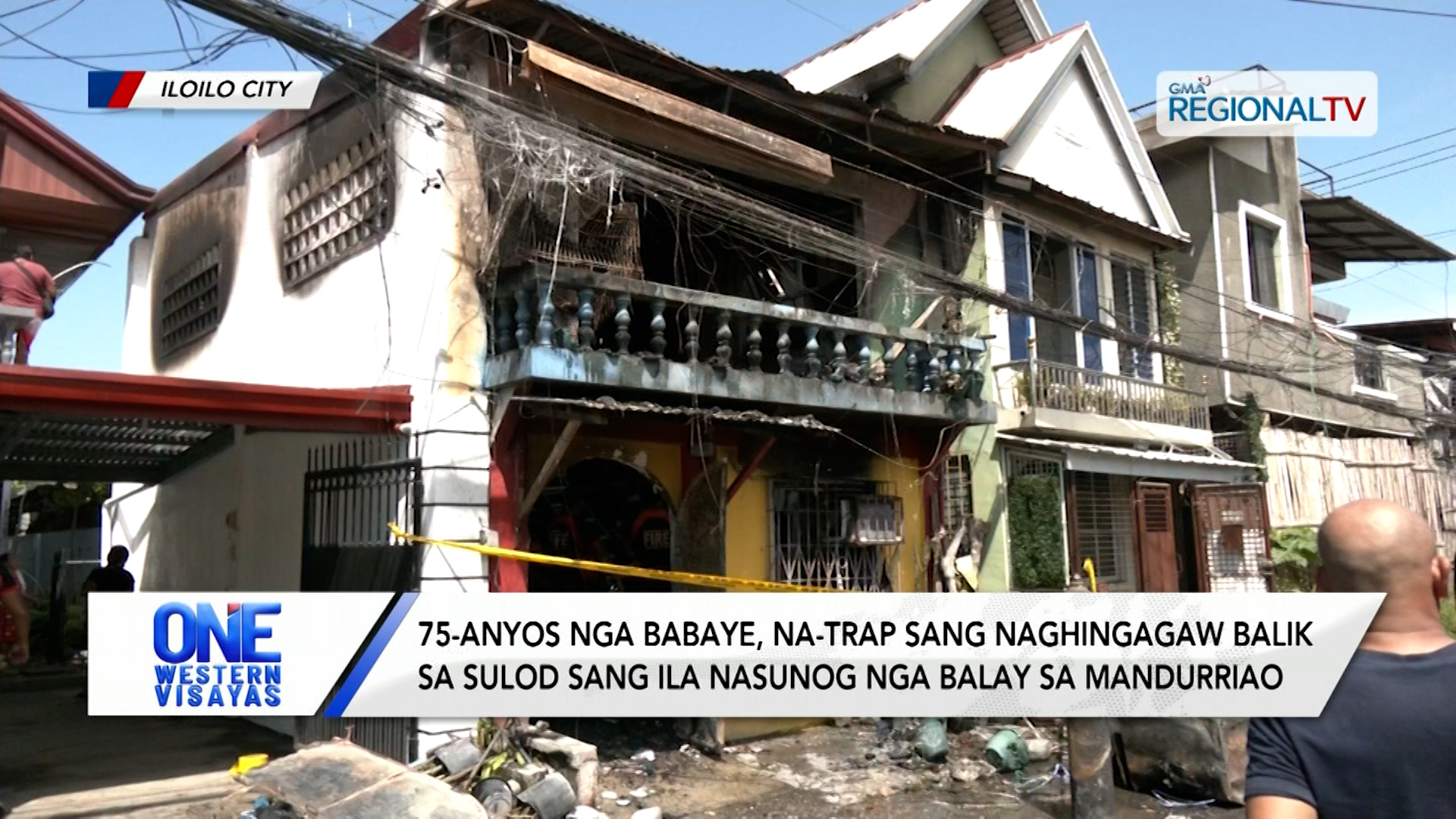75-anyos nga babaye, na-trap sa nasunog nila nga balay sa Mandurriao | One Western Visayas