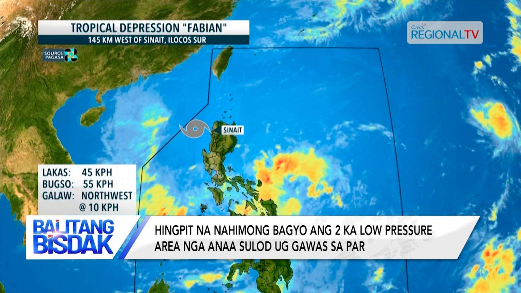 2 ka mga LPA, hingpit nang nahimong mga bagyo | Balitang Bisdak