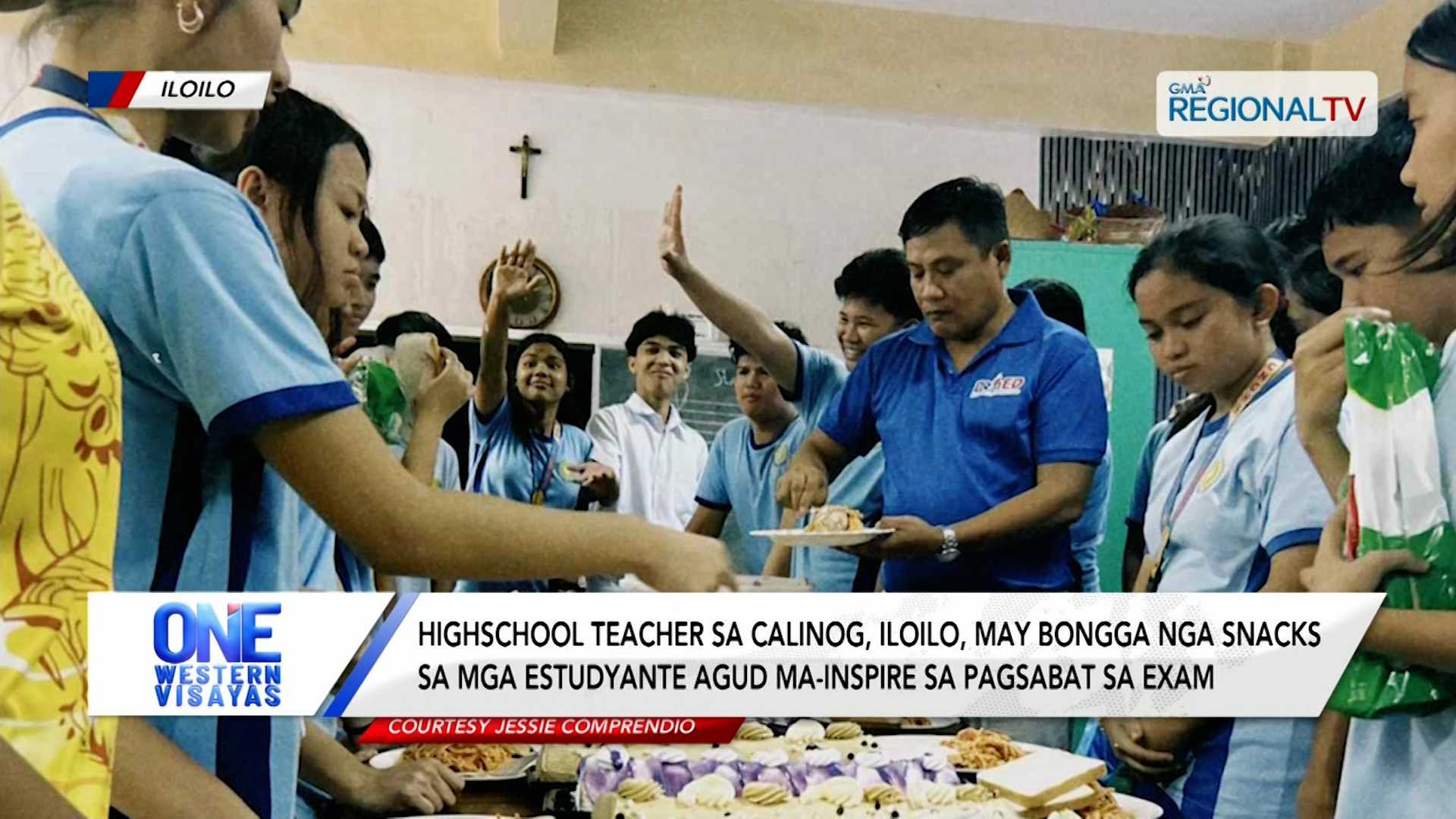 Bongga nga pa-snacks ni Sir sa mga estudyante agud ma-inspire sa exam | One Western Visayas