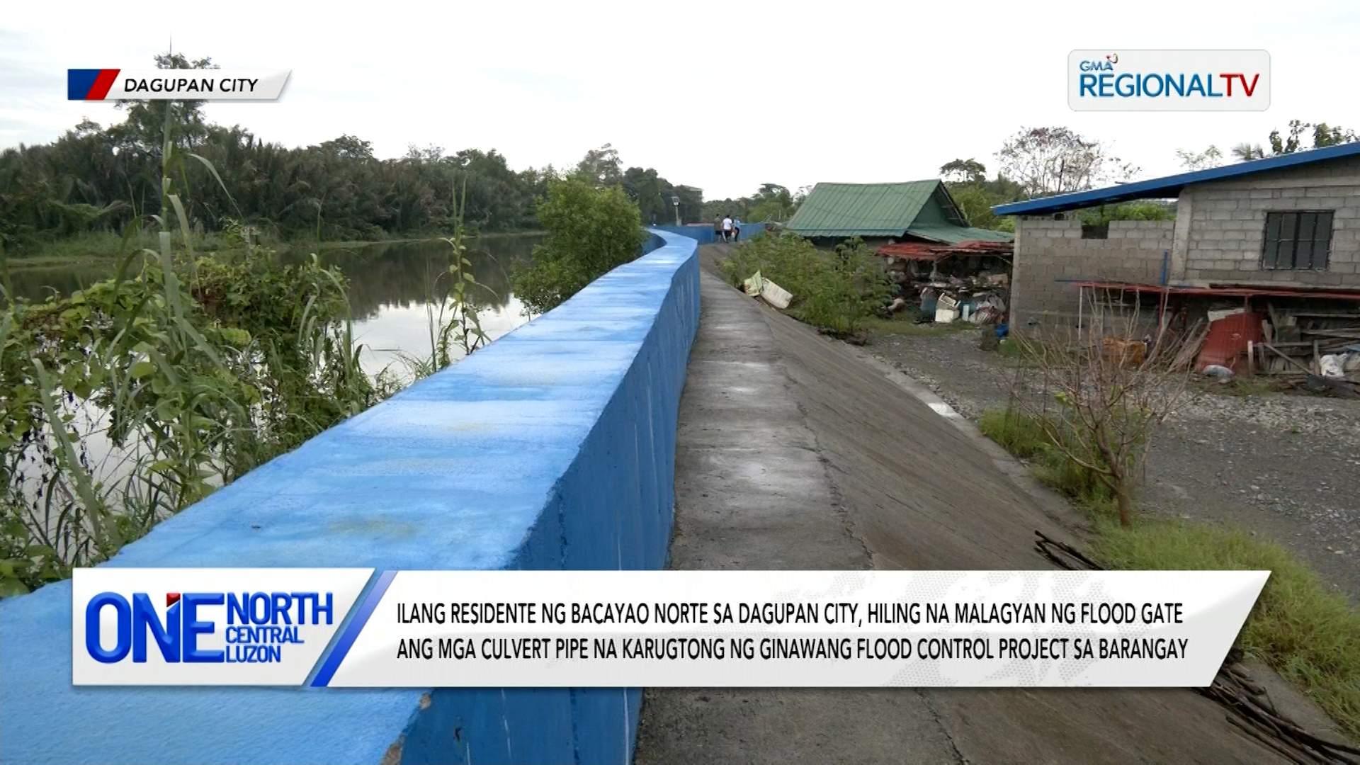 Ilang residente, hiling na malagyan ng flood gate ang mga culvert pipe | One North Central Luzon