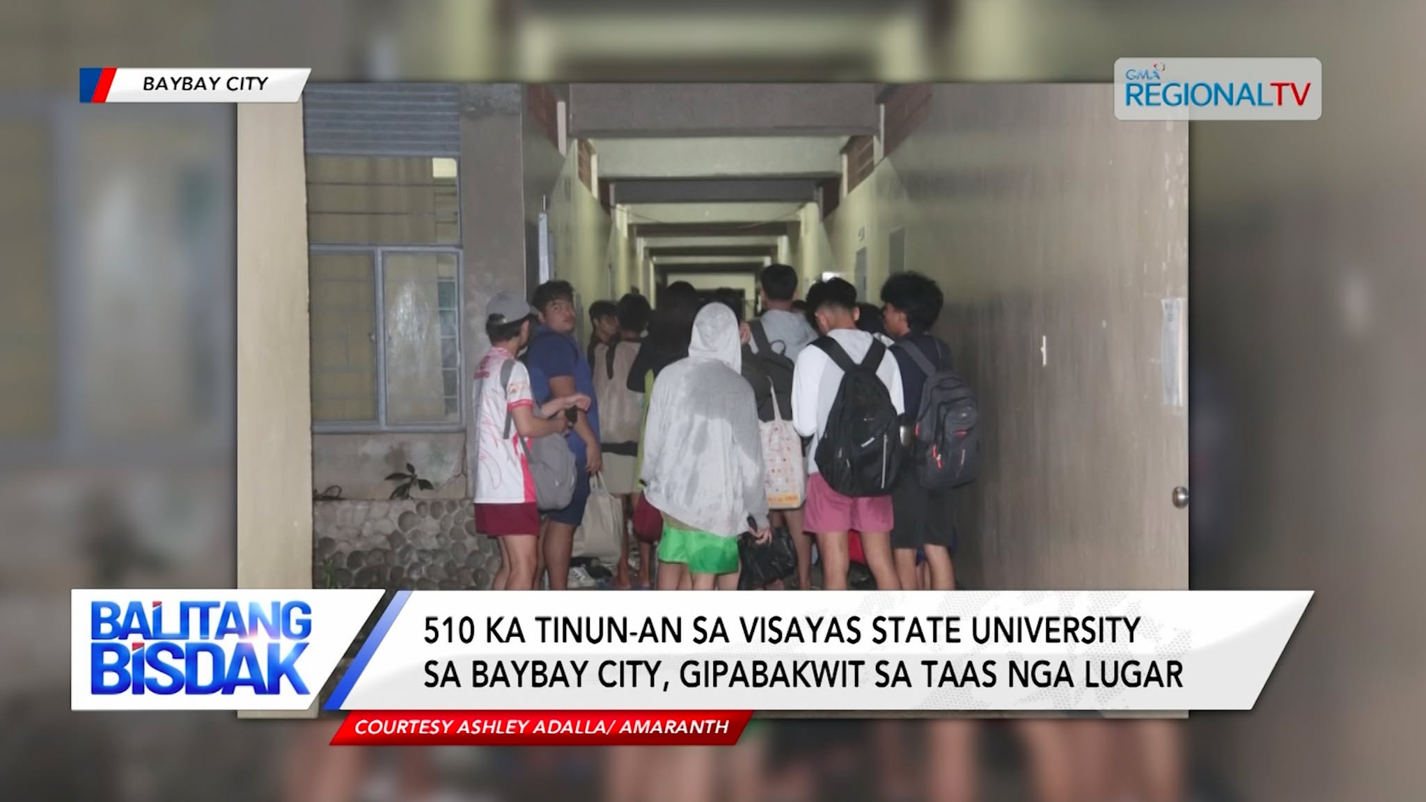 510 ka tinun-an sa Visayas State University sa Baybay City, gipabakwit | Balitang Bisdak