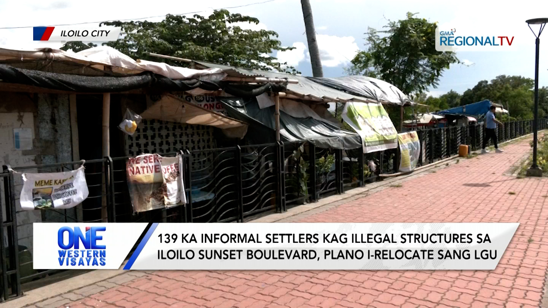 Settlers kag illegal structures sa Iloilo Sunset Boulevard, plano i-relocate | One Western Visayas