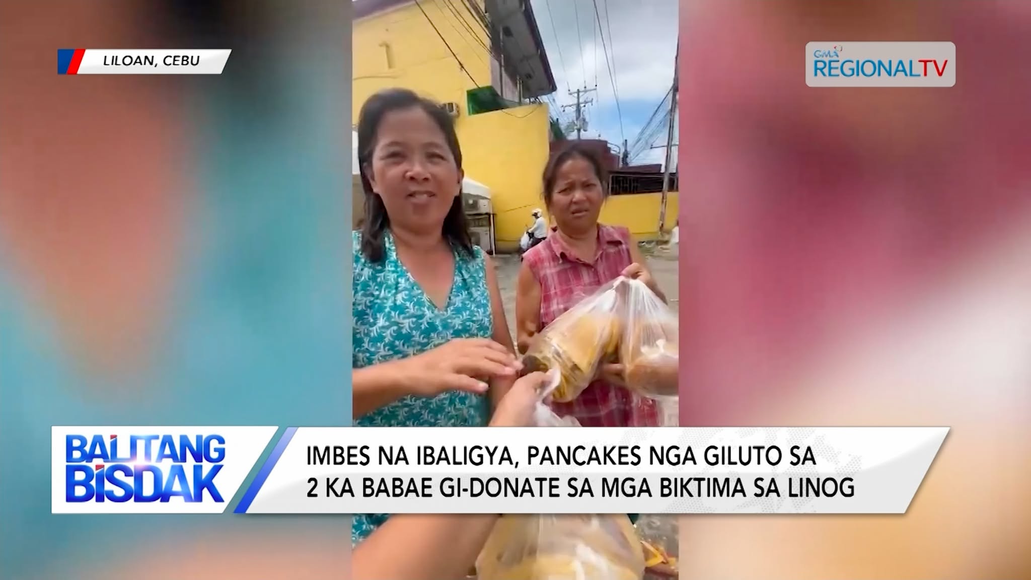 2 Ka Babaye, Nanghatag og Hotcake sa mga Nabiktima sa Linog | Balitang Bisdak