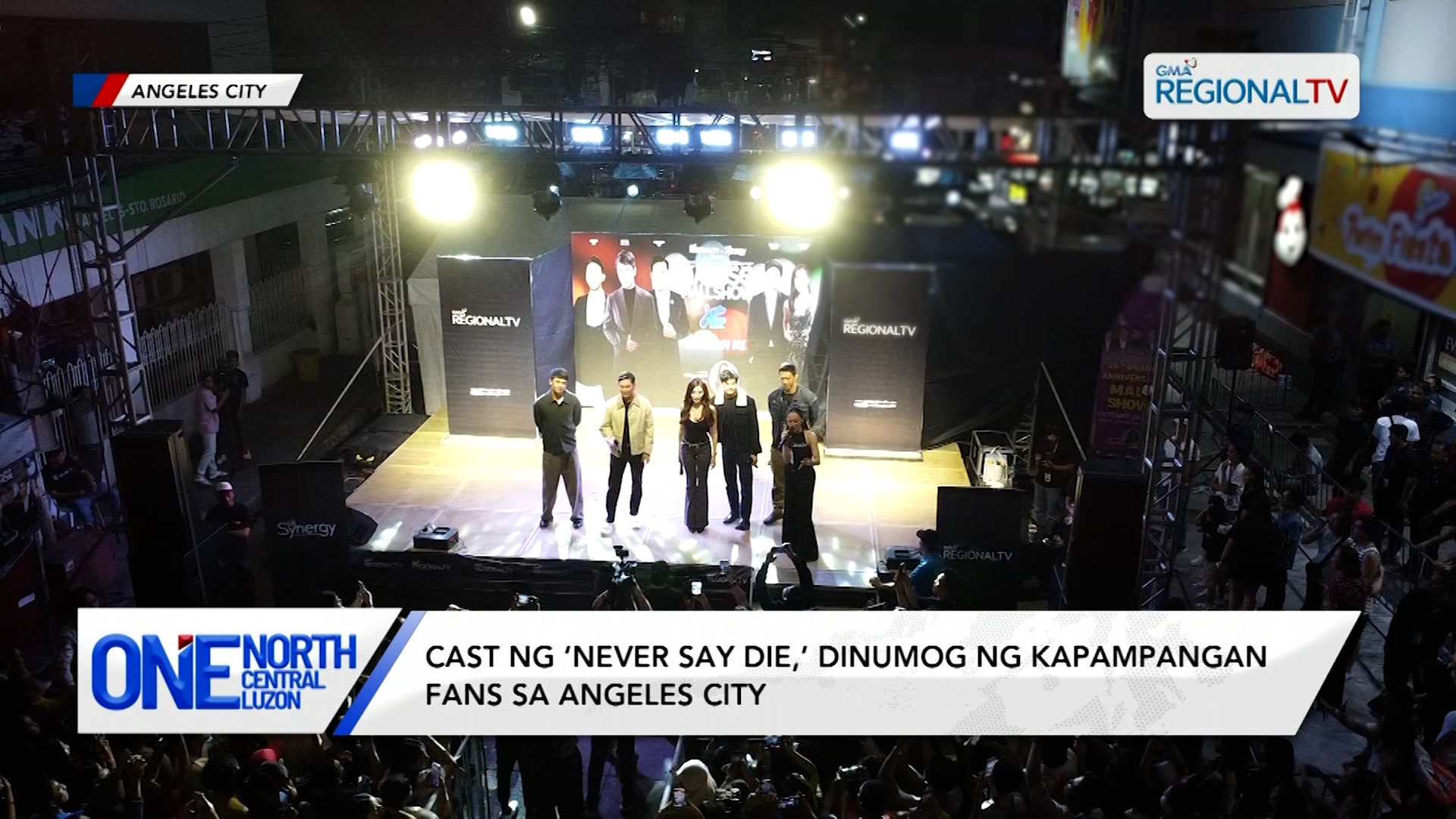 Cast ng ‘Never Say Die,’ dinumog ng Kapampangan fans sa Angeles City | One North Central Luzon