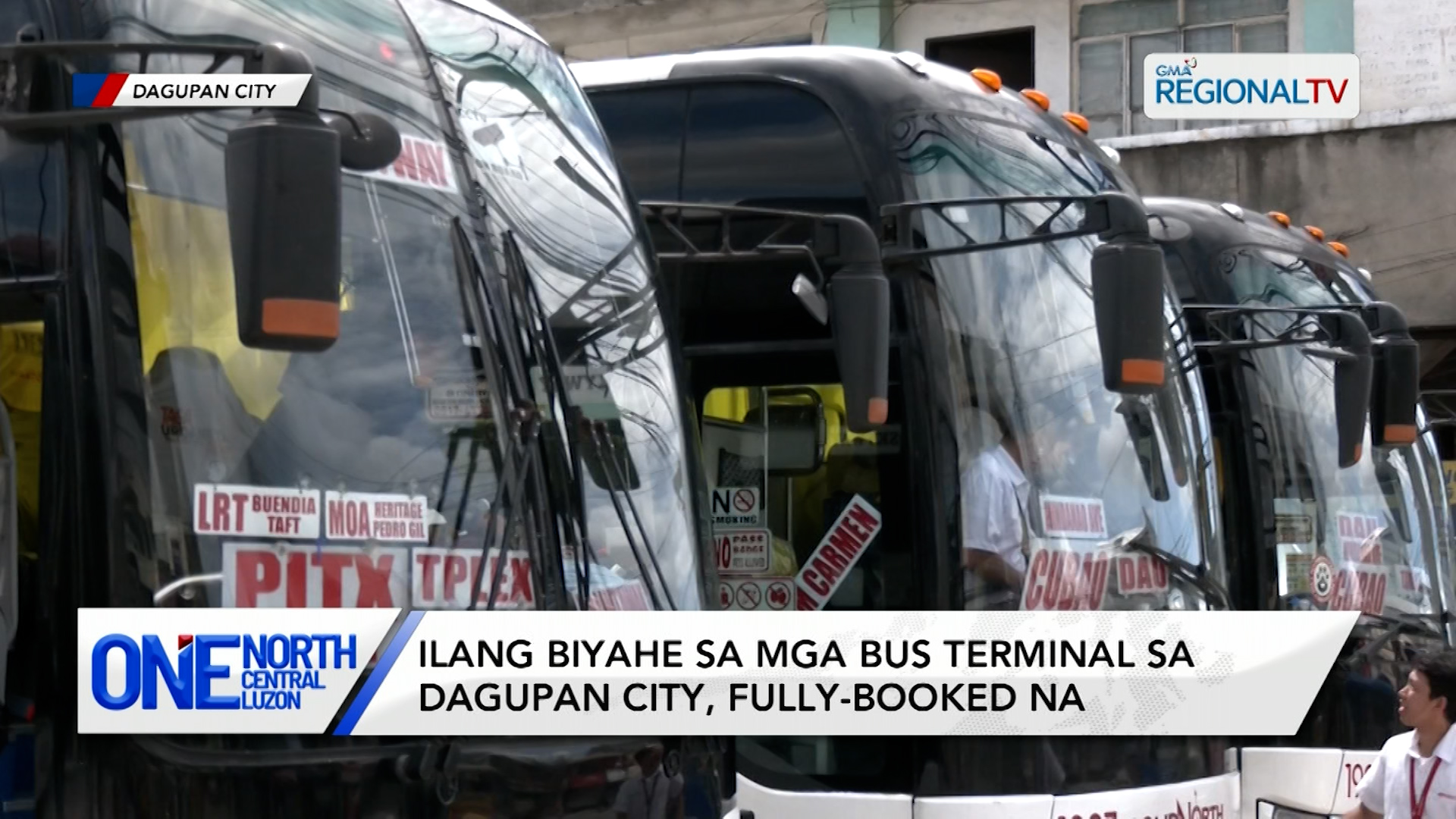 Ilang biyahe sa mga bus terminal sa Dagupan City, fully-booked na | One North Central Luzon