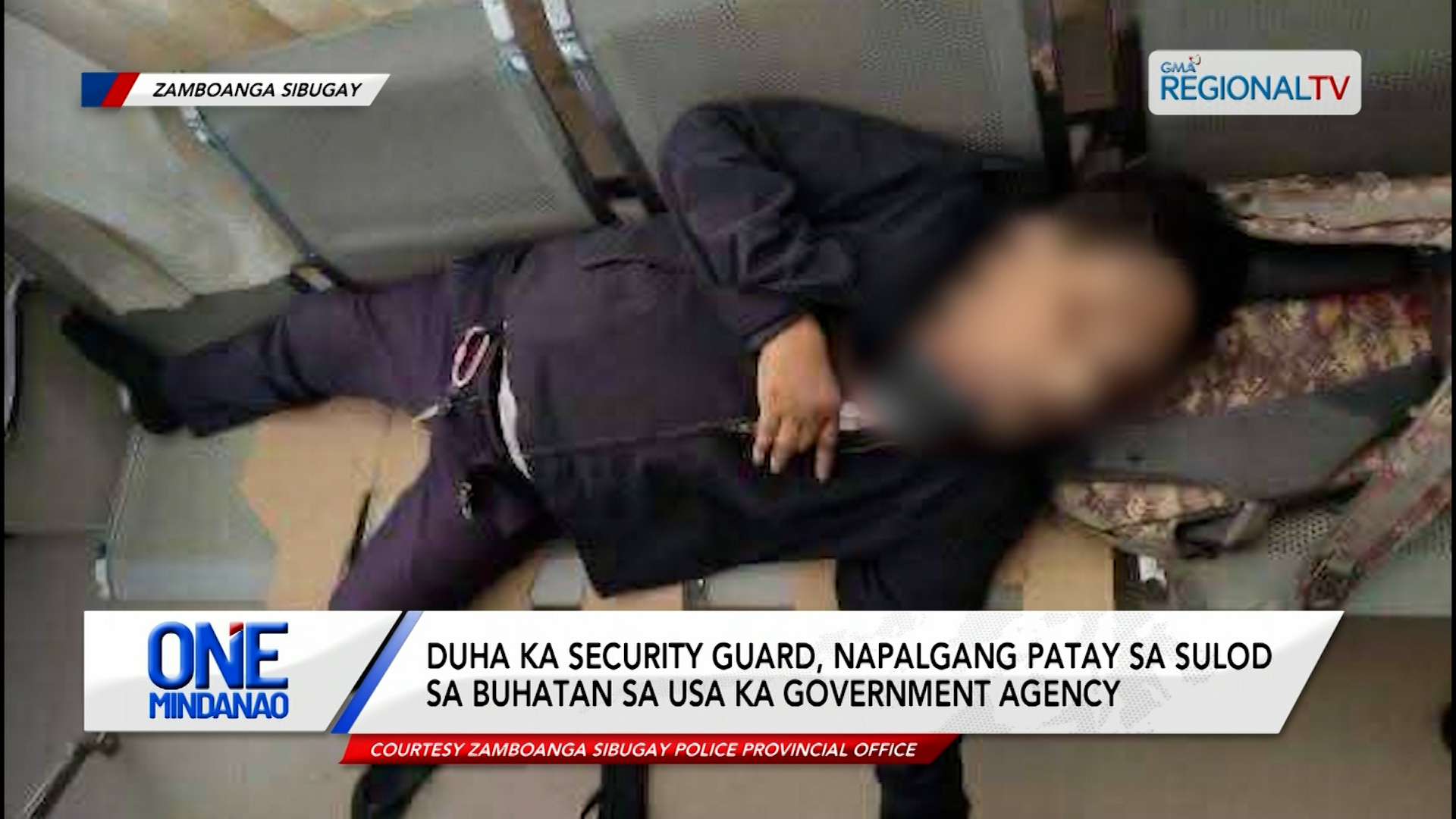 Duha ka security guard, napalgang patay sa sulod sa buhatan sa BIR | One Mindanao