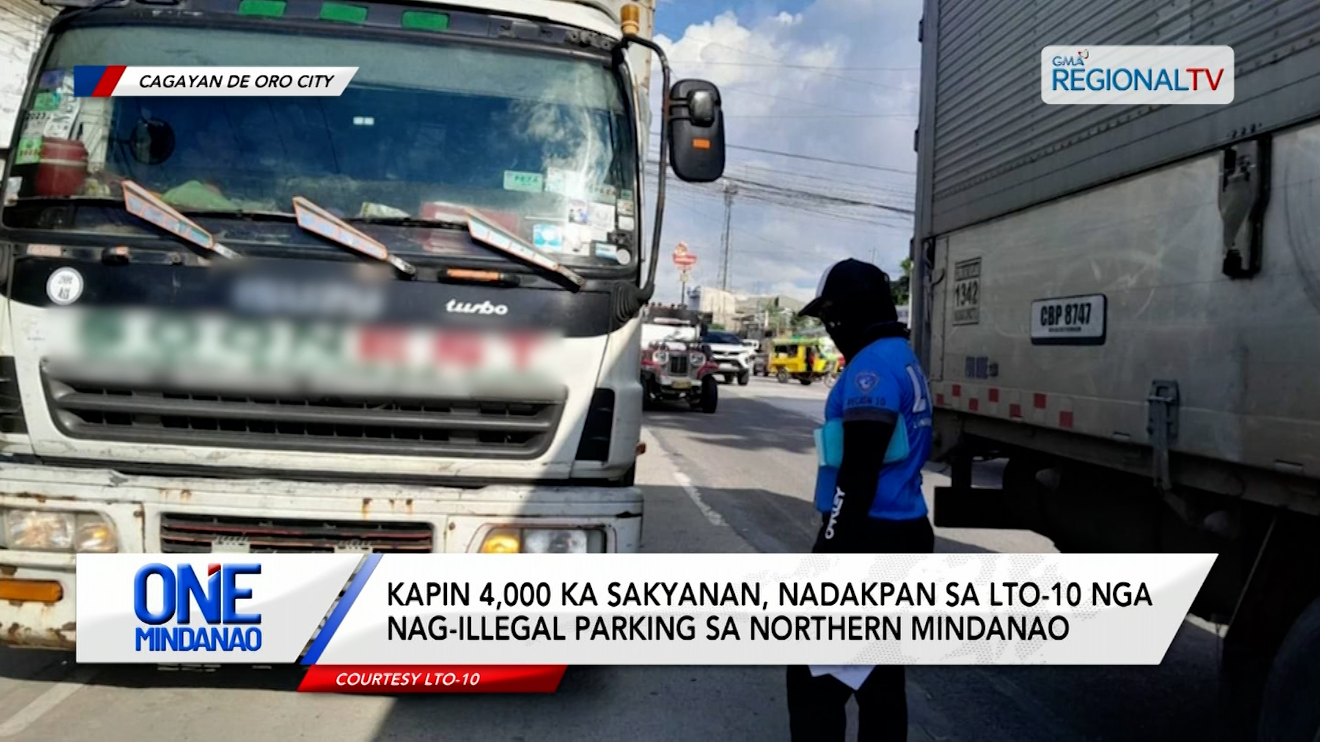 4,000 ka sakyanan, nadakpan sa LTO-10 nga nag-illegal parking sa Northern Mindanao | One Mindanao