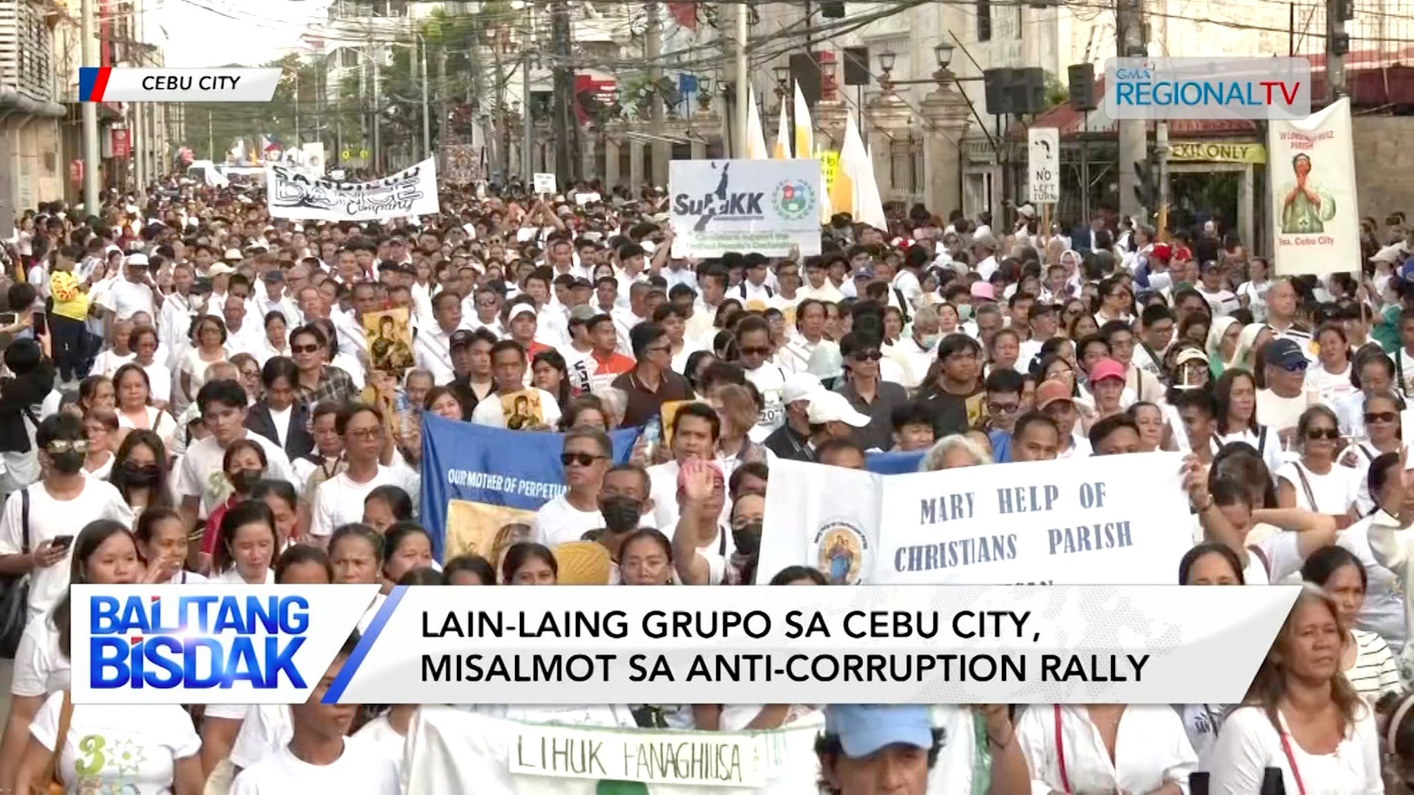Lain-Laing grupo sa Central ug Eastern Visayas, Nisalmot sa Anti-Corruption Rally | Balitang Bisdak