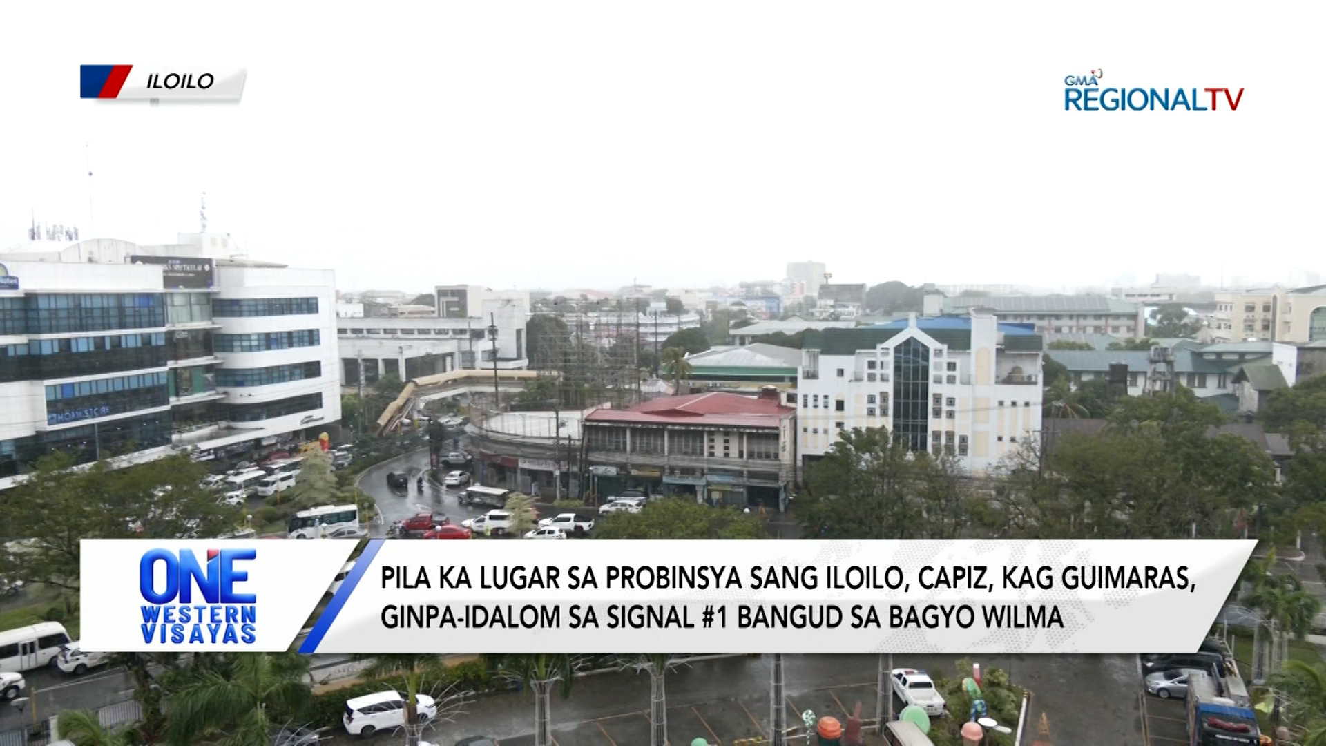 Pila ka lugar sa Iloilo, Capiz kag Guimaras, signal #1 bangod sa bagyo wilma | One Western Visayas