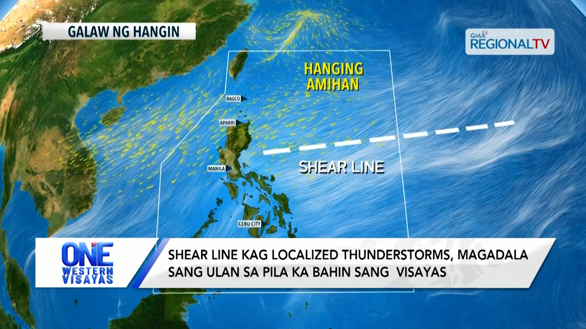 Shear line kag localized thunderstorms, magadala sang ulan sa Visayas | One Western Visayas