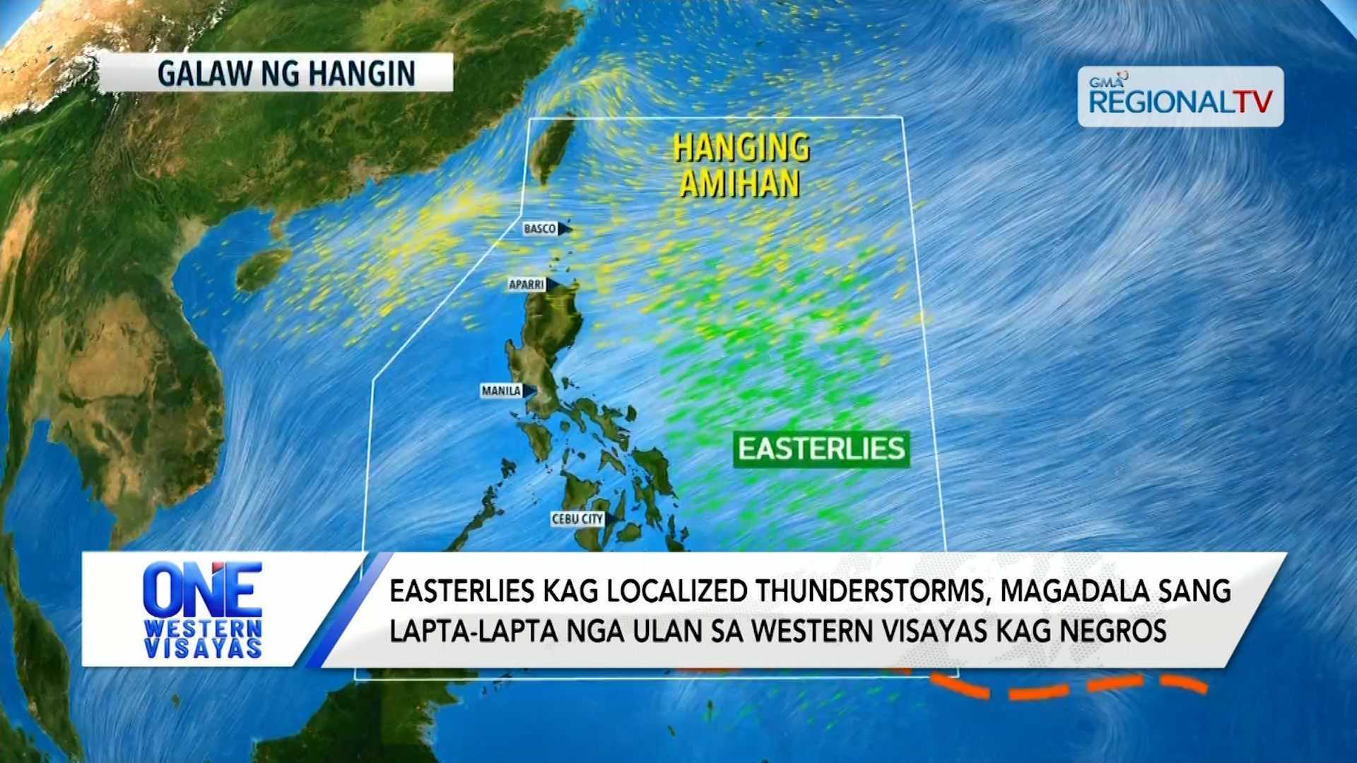 Easterlies kag localized thunderstorms, magadala sang lapta-lapta nga ulan | One Western Visayas