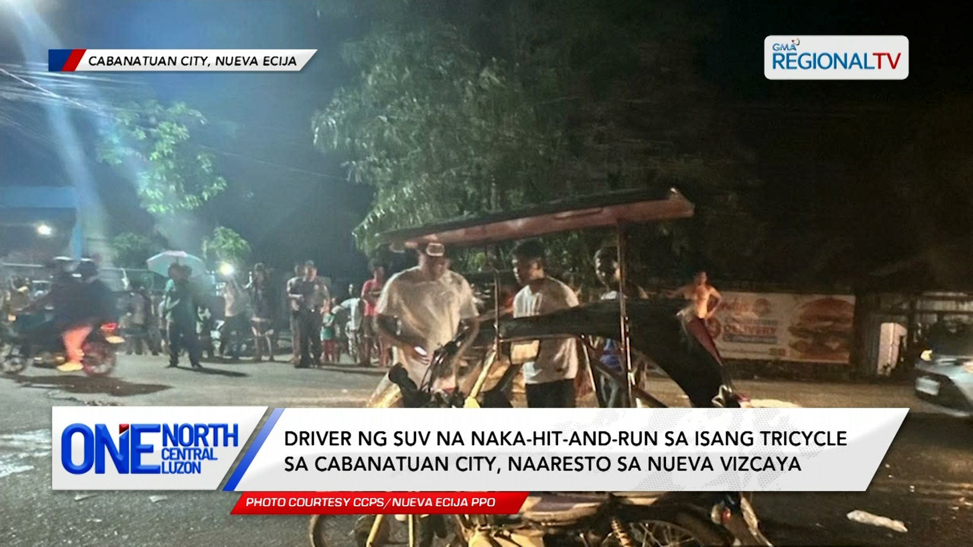 Driver ng SUV na naka-hit-and-run sa Cabanatuan City, naaresto | One North Central Luzon
