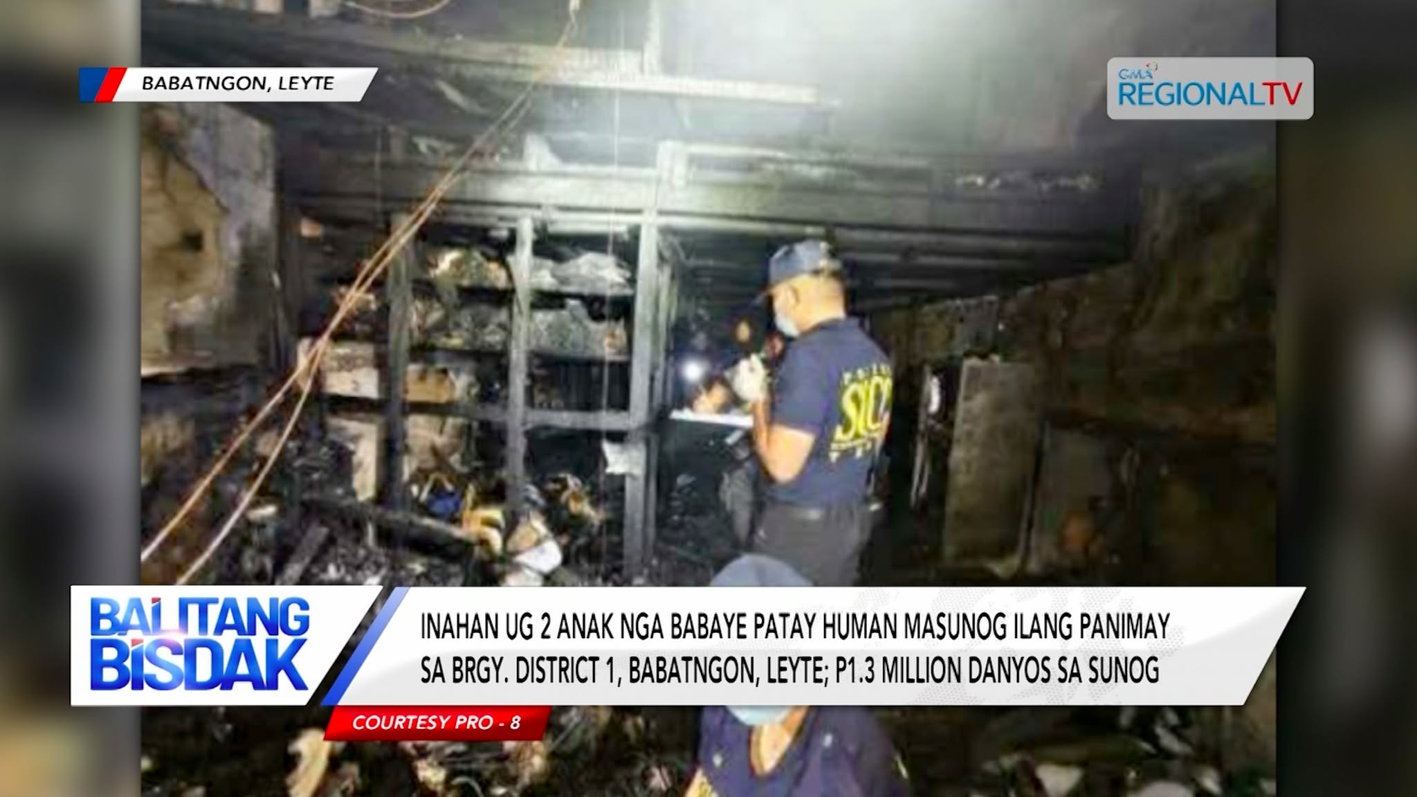 Tulo ka mga Tawo, Patay sa Sunog sa Babatngon, Leyte | Balitang Bisdak