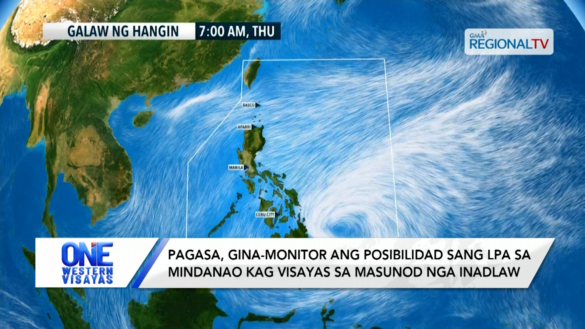 PAGASA, gina-monitor ang posibilidad sang LPA sa Mindanao kag Visayas | One Western Visayas
