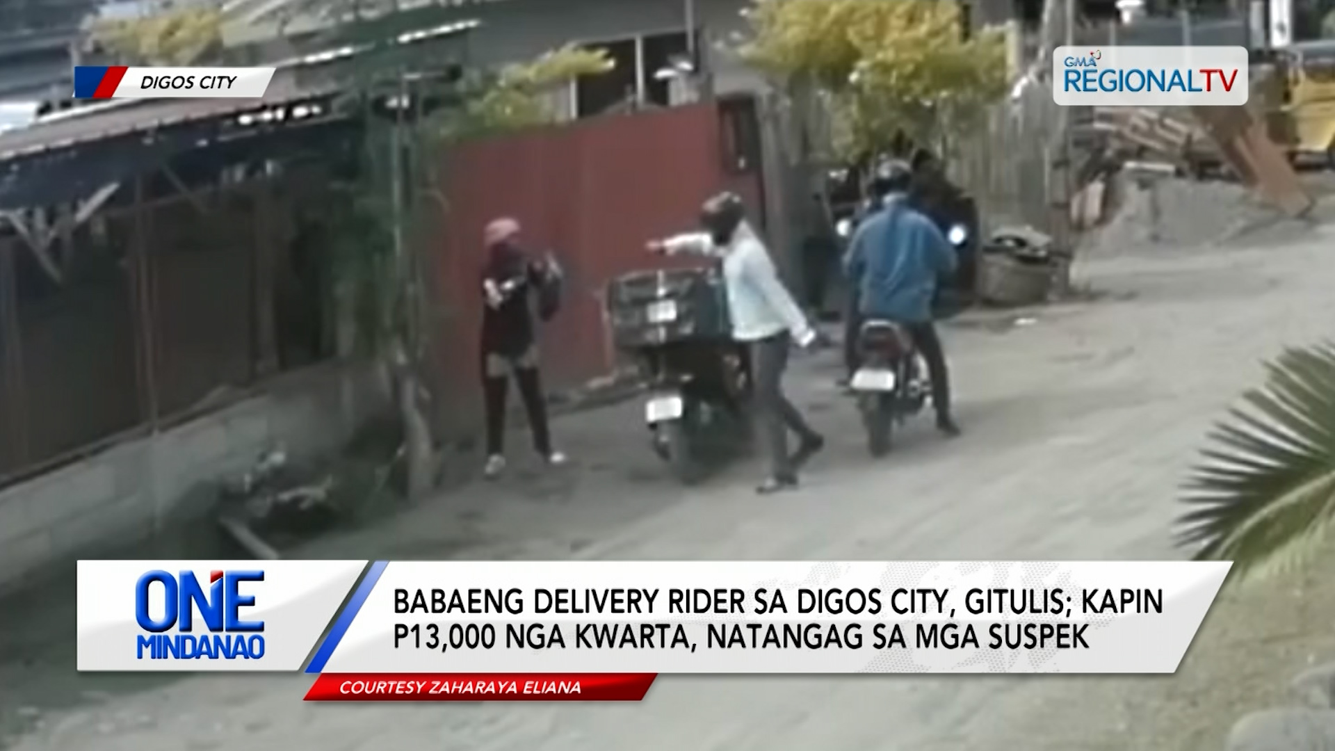 Babaeng delivery rider sa Digos City, gitulis | One Mindanao