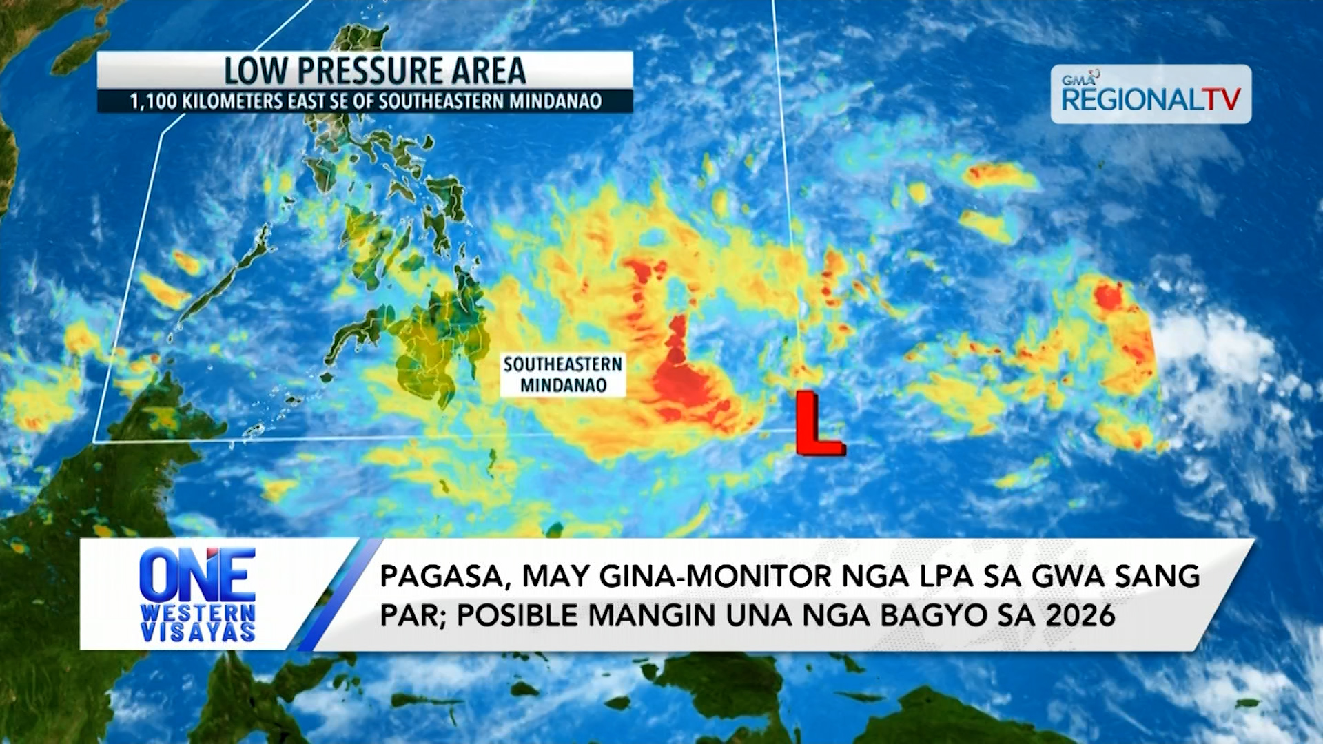 PAGASA, may gina-monitor nga LPA sa gwa sang PAR; posible mangin una nga bagyo | One Western Visayas