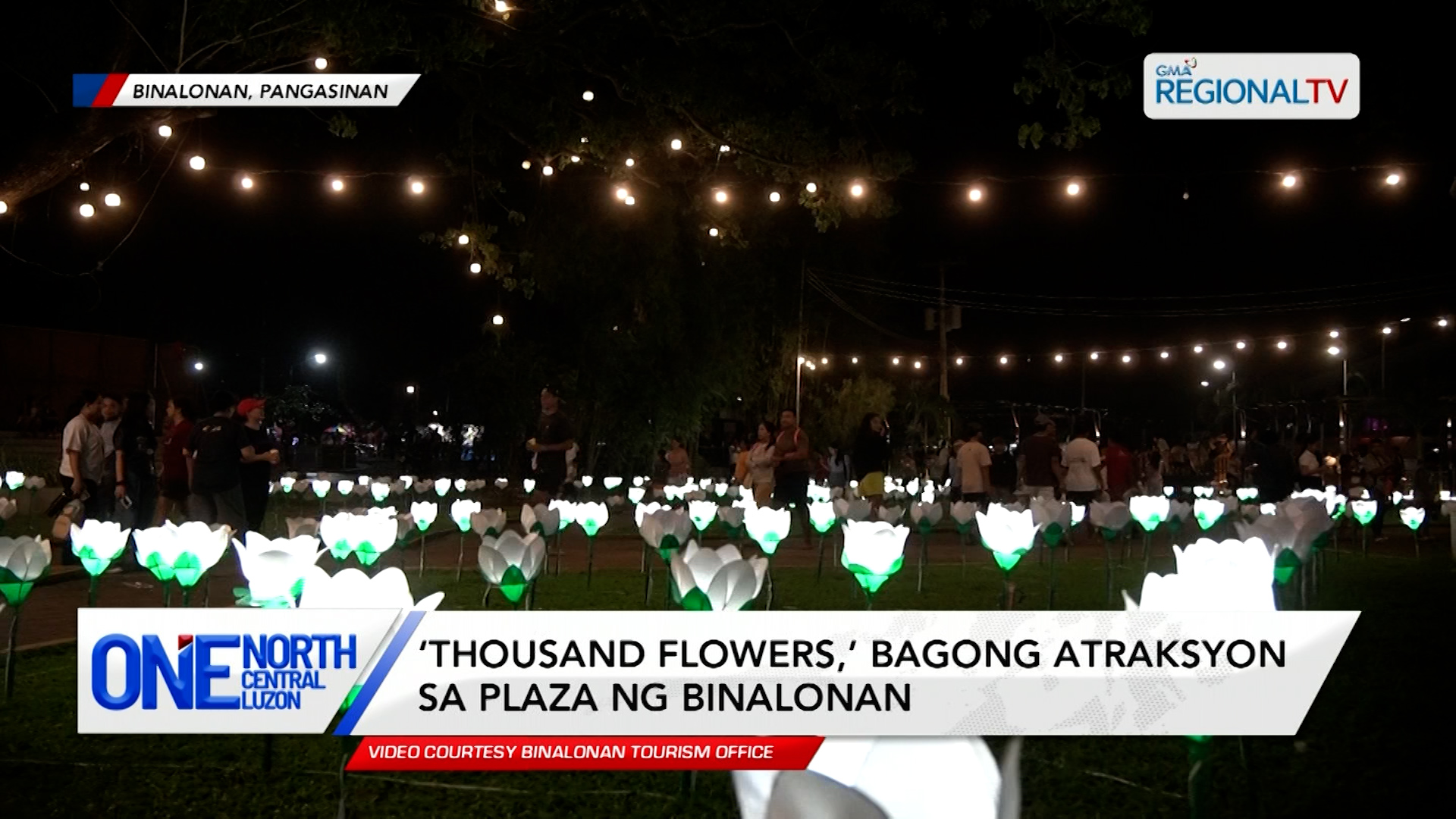 ‘Thousand flowers,’ bagong atraksyon sa plaza ng Binalonan | One North Central Luzon
