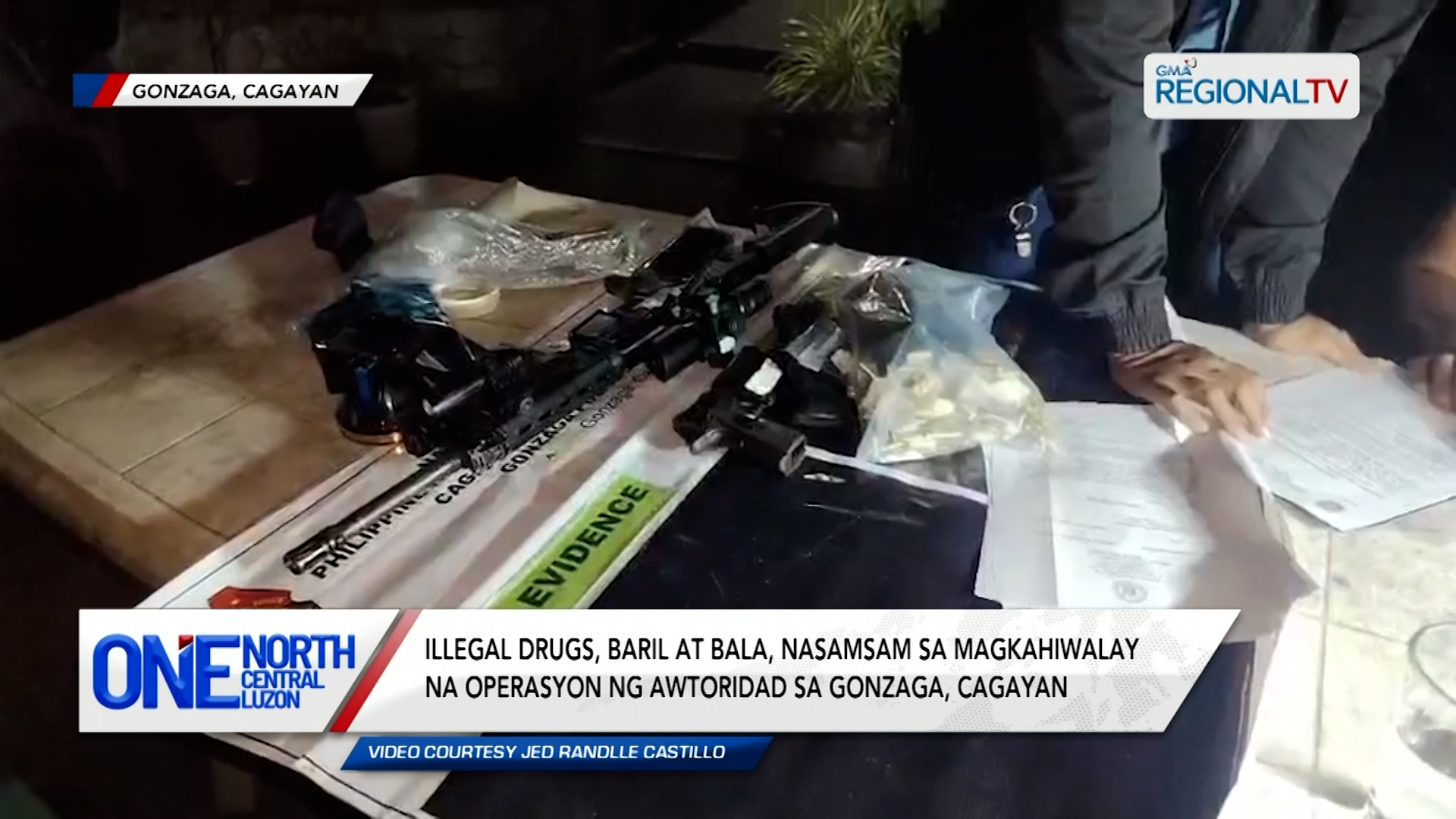 Illegal drugs, baril at bala, nasamsam sa Gonzaga, Cagayan | One North Central Luzon