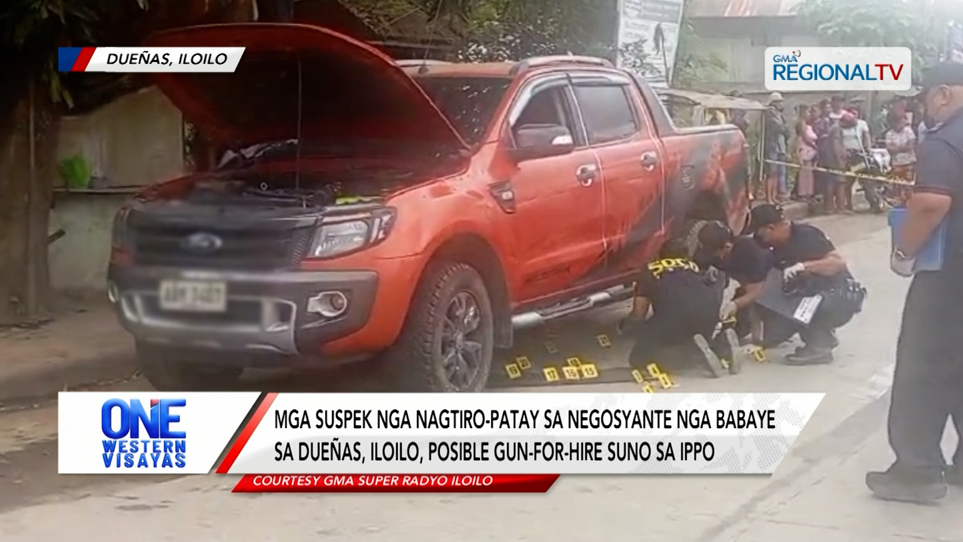 Mga suspek nga nagtiro-patay sa negosyante nga babaye sa Dueñas, Iloilo | One Western Visayas