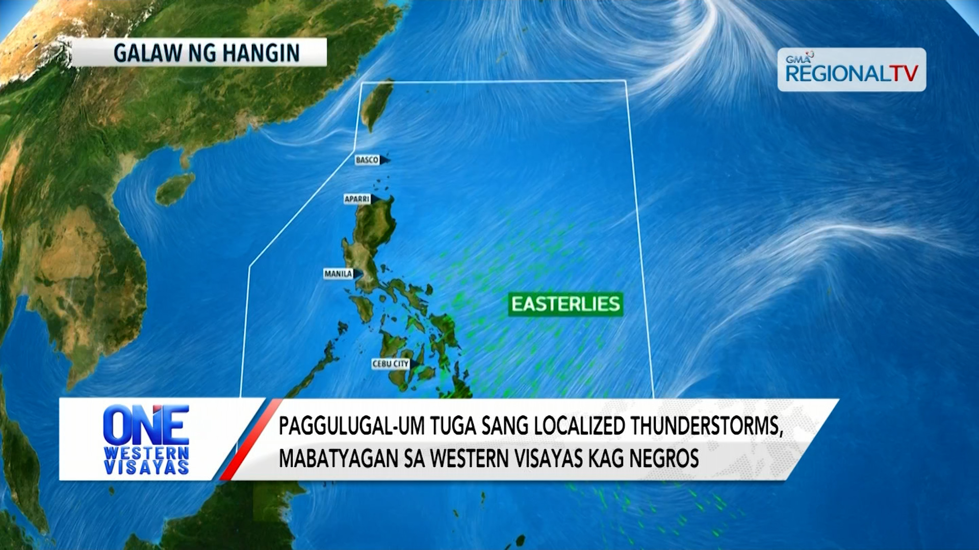 Paggulugal-um tuga sang localized thunderstorms sa Western Visayas kag Negros| One Western Visayas