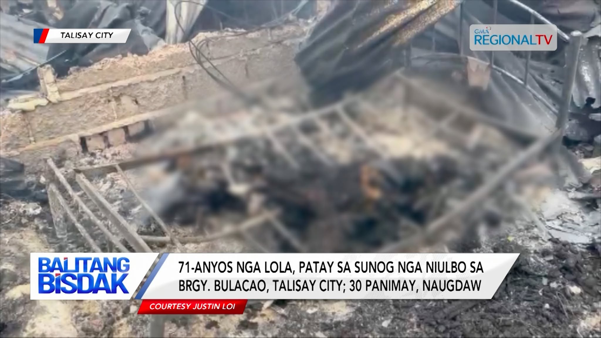 71-anyos nga Lola, Patay sa Sunog nga Niulbo sa Talisay City | Balitang Bisdak