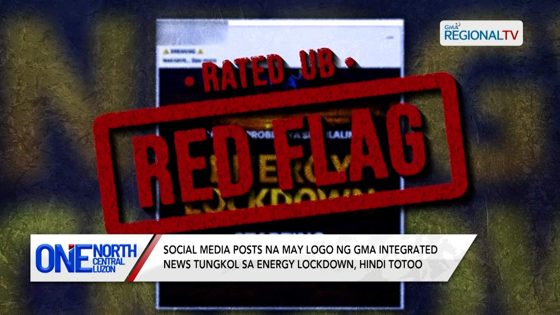 Social media posts tungkol sa energy lockdown, hindi totoo | One North Central Luzon