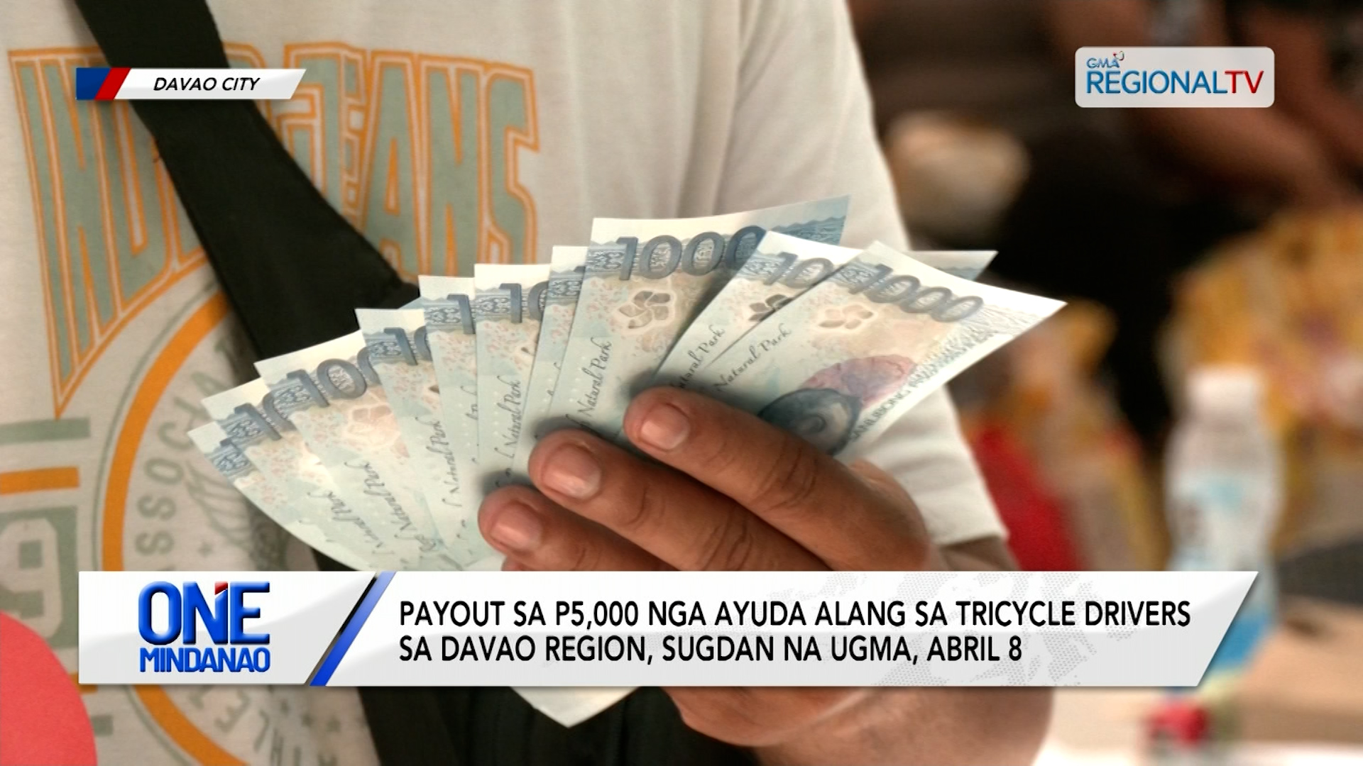 P5,000 nga ayuda alang sa tricycle drivers sa Davao Region, sugdan na | One Mindanao