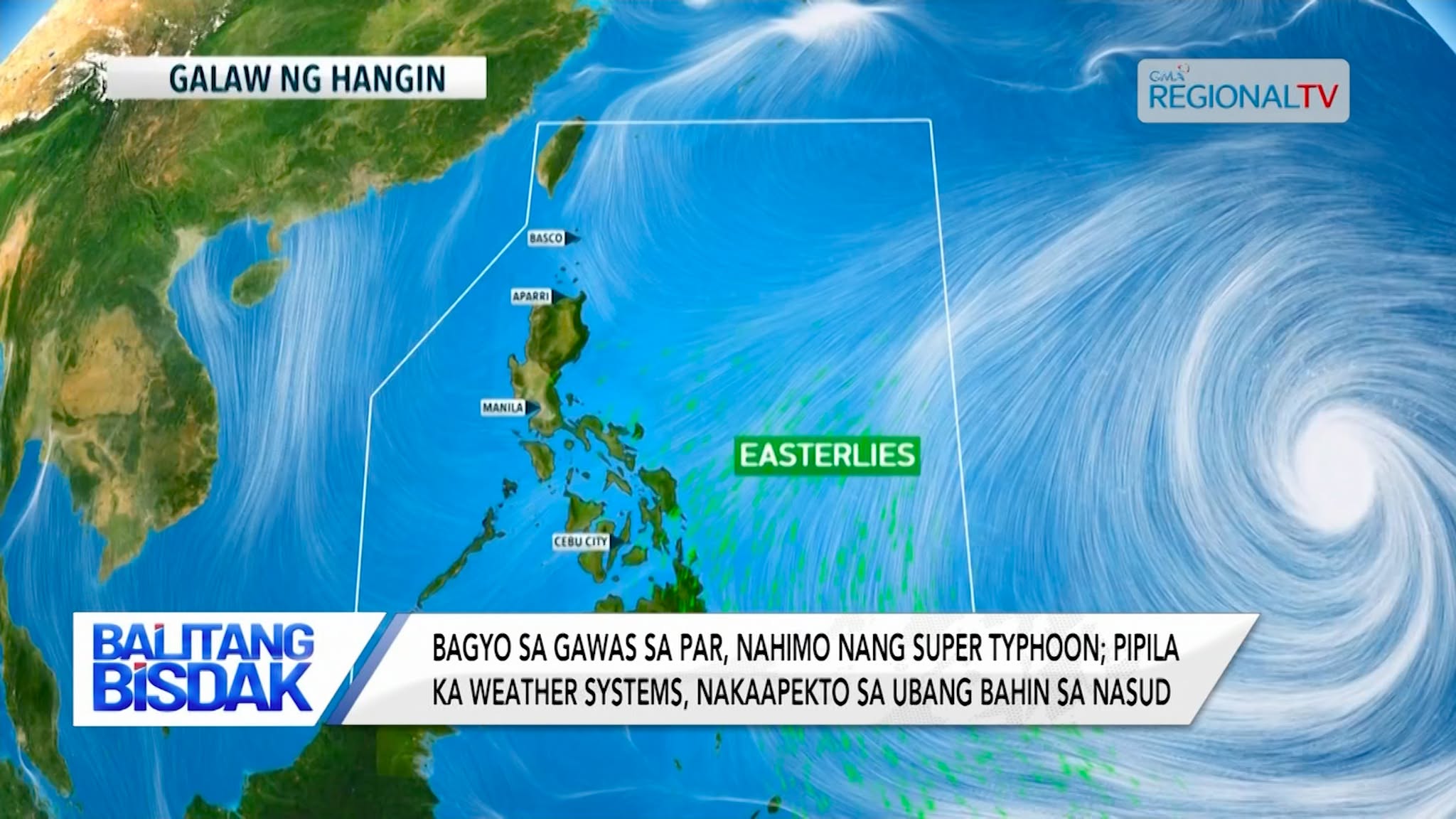 Bagyo sa Gawas sa PAR, Nahimo nang Super Typhoon | Balitang Bisdak