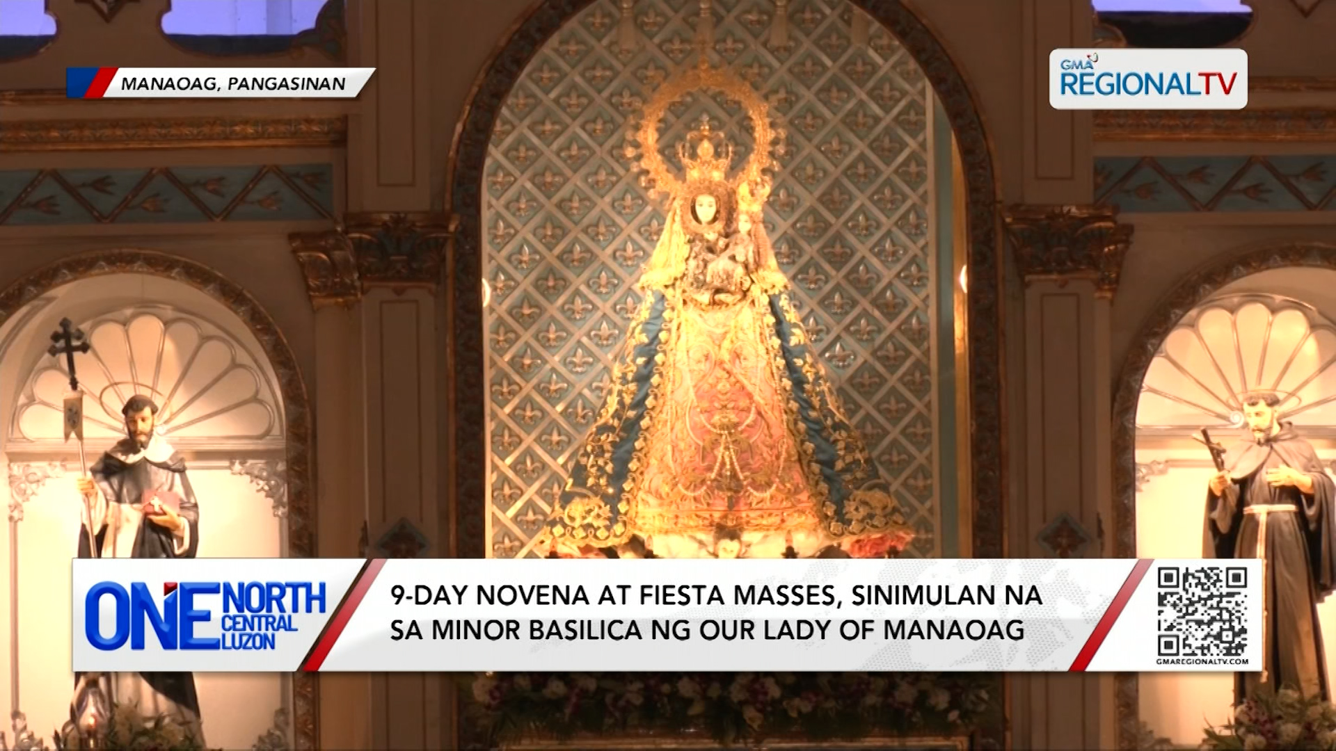 9-day novena at masses, sinimulan sa Minor Basilica ng Our Lady of Manaoag | One North Central Luzon