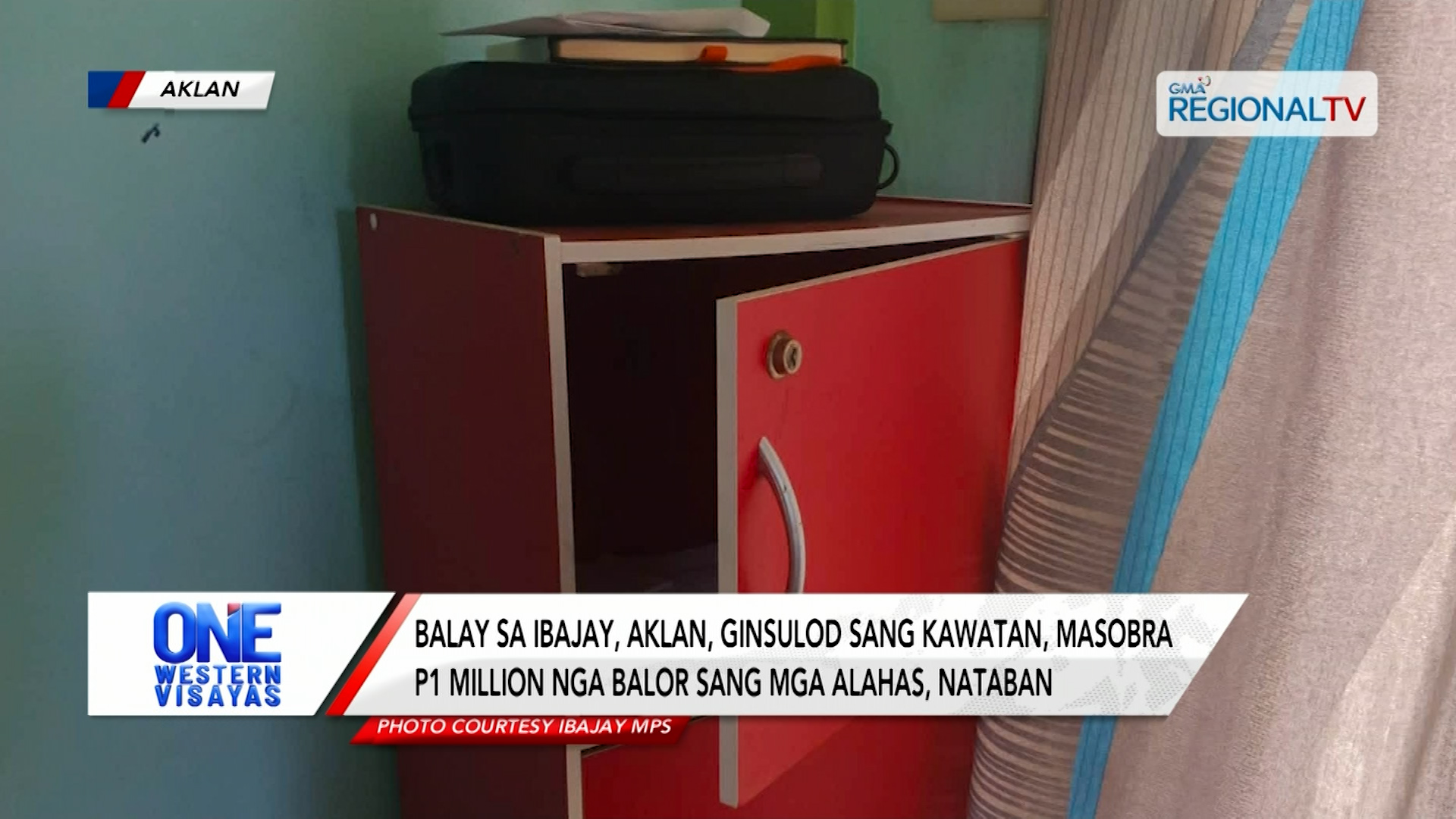 Balay sa Ibajay, ginkawatan, masobra P1 million balor sang mga alahas, nataban | One Western Visayas