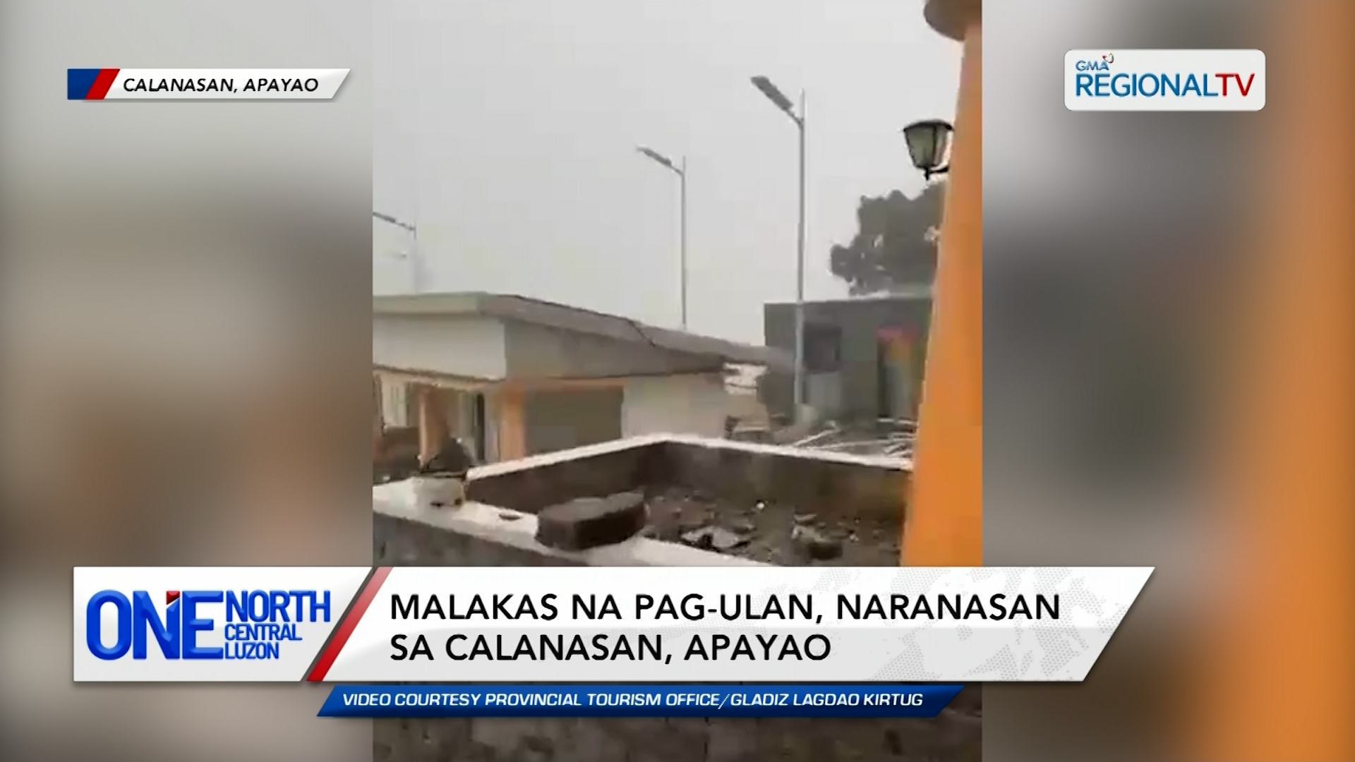 Malakas na pag-ulan, naranasan sa Calanasan, Apayao | One North Central Luzon
