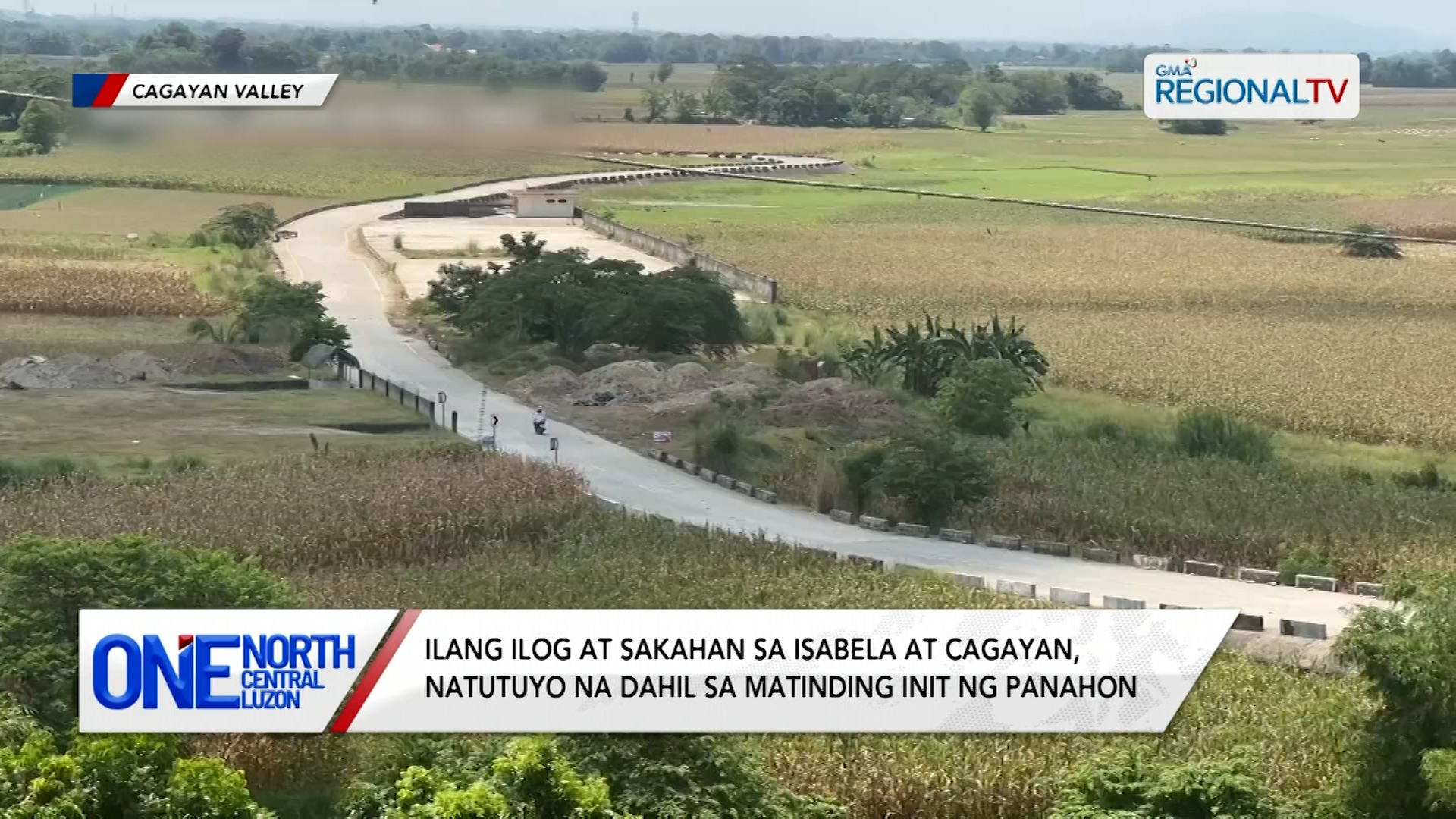 Ilang ilog at sakahan sa Isabela at Cagayan, natutuyo na dahil sa init | One North Central Luzon