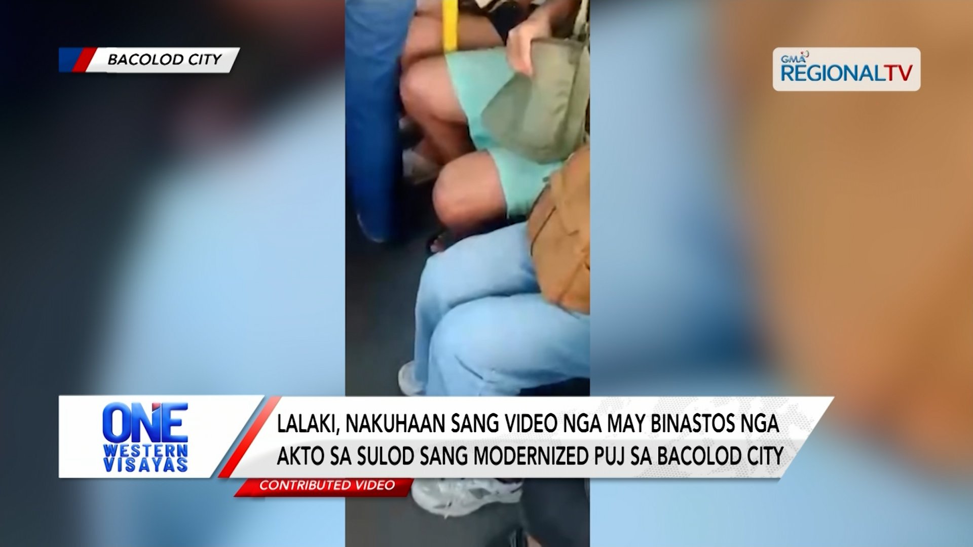 Lalaki, nakuhaan sang video nga may binastos nga akto sa modernized PUJ | One Western Visayas