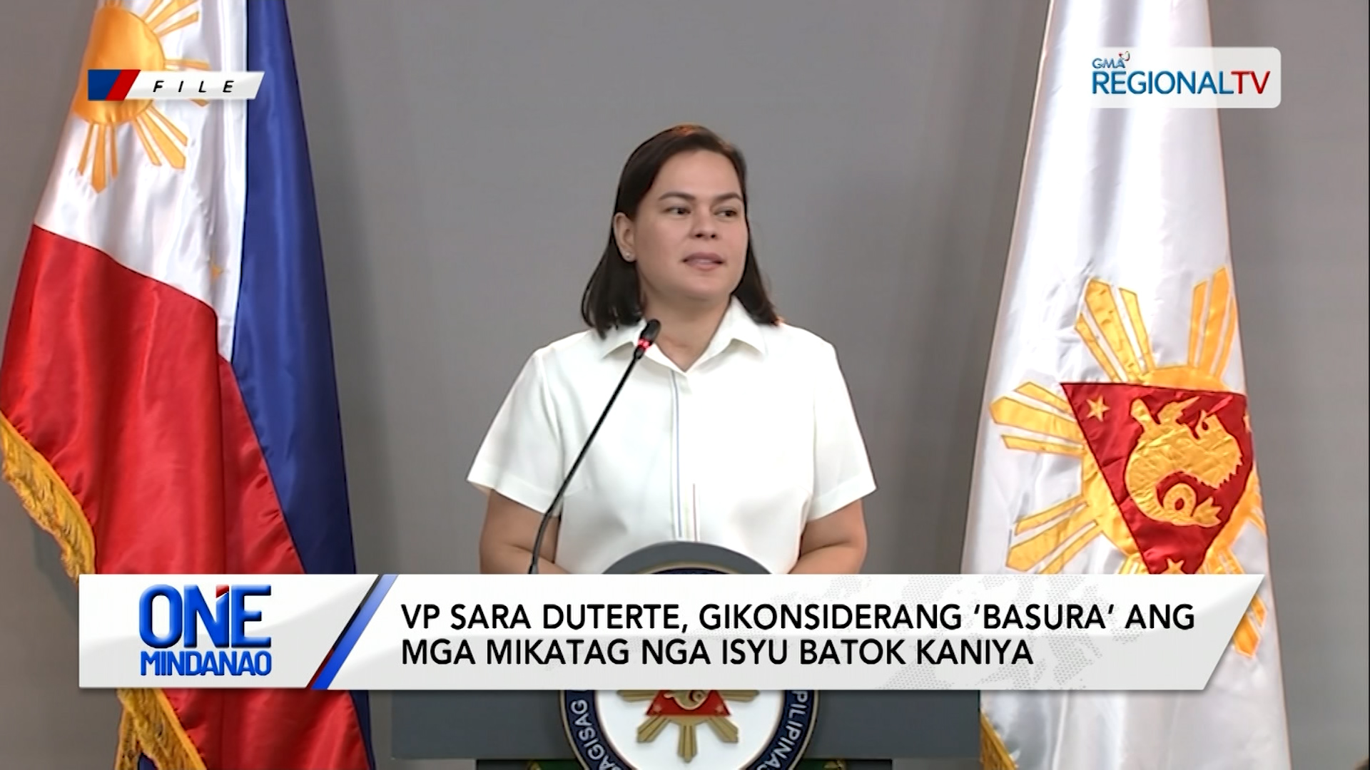 VP Sara Duterte, gikonsiderang ‘basura’ ang mga mikatag nga isyu I One Mindanao