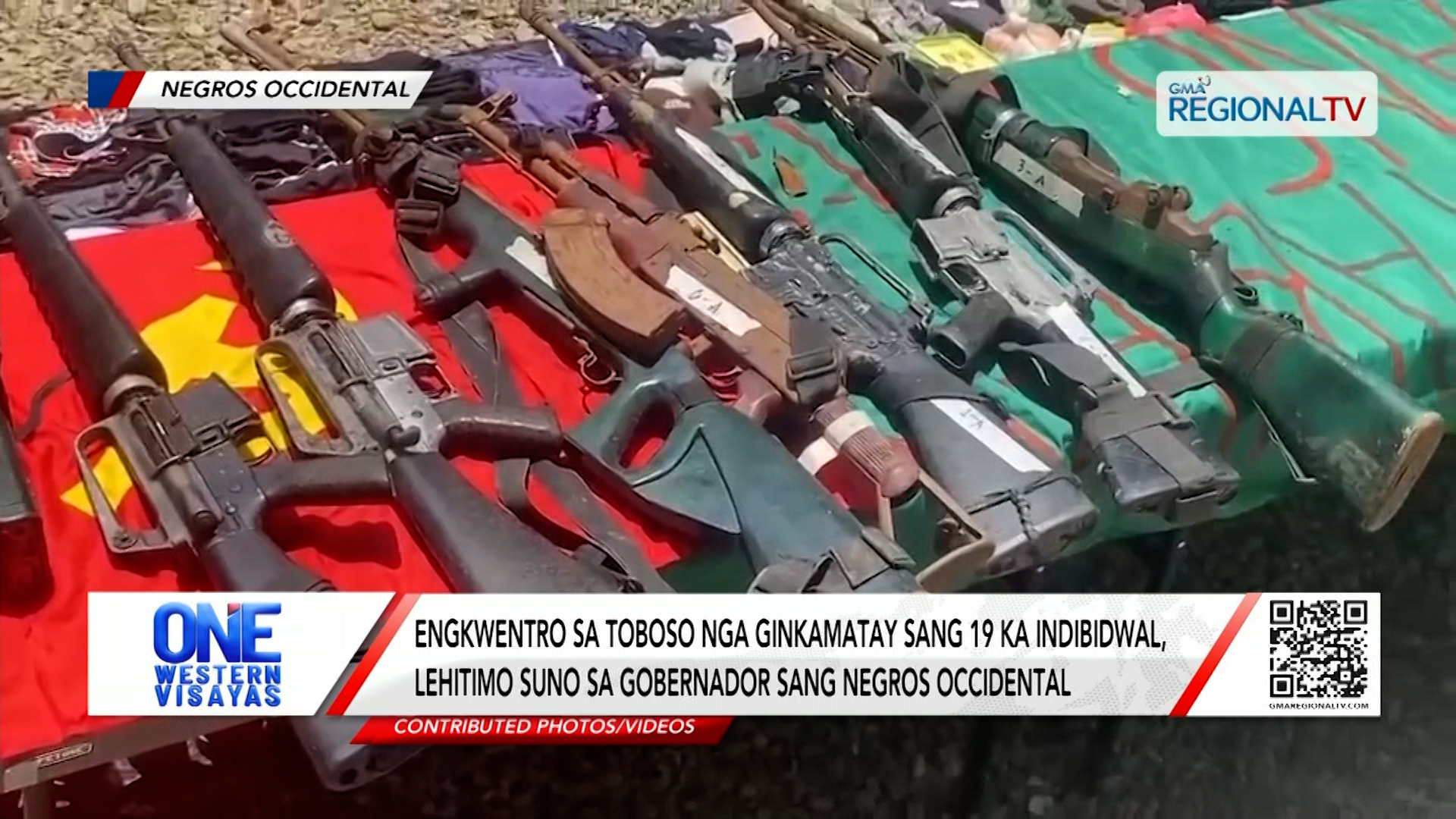 Engkwentro sa Toboso, lehitimo suno sa gobernador sang Negros Occidental | One Western Visayas