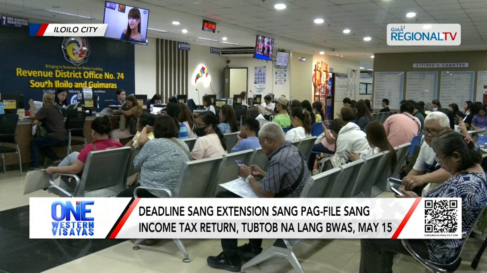 Deadline sang extension sang pag-file sang income tax return bwas na, May 15 | One Western Visayas