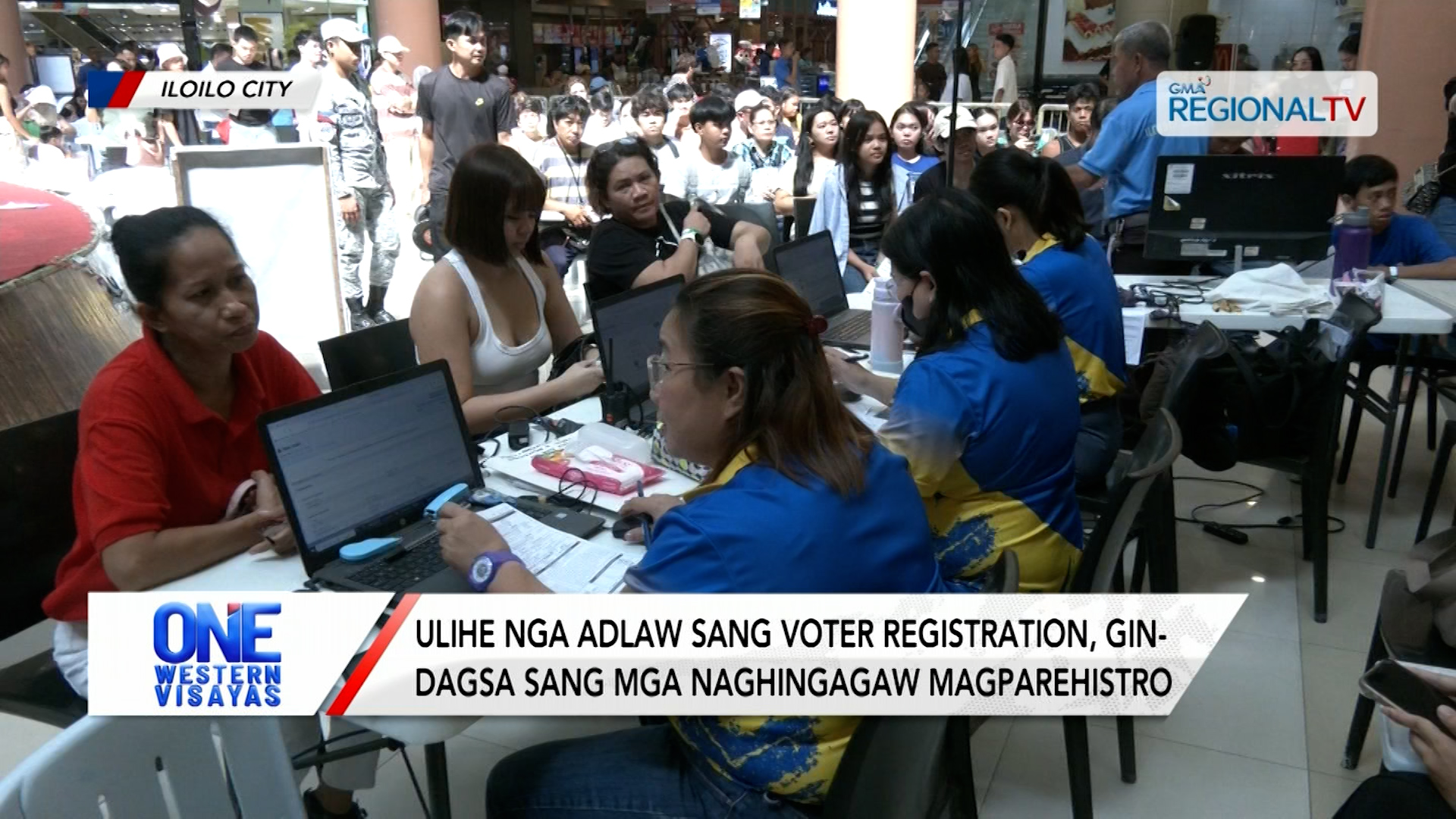 Last day sang voter registration, gindagsa sang mga naghingagaw magparehistro | One Western Visayas