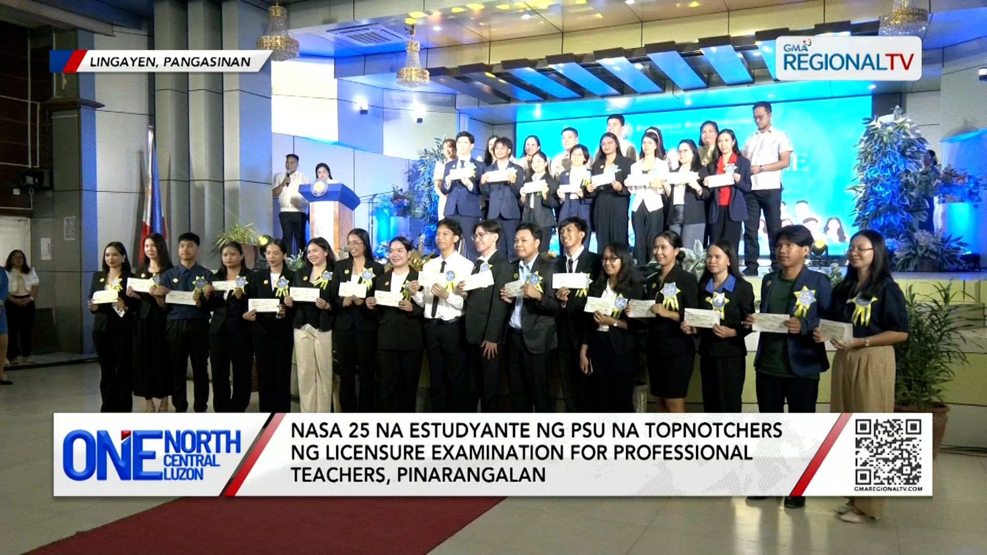 Nasa 25 na estudyante ng PSU na topnotchers ng LEPT, pinarangalan | One North Central Luzon