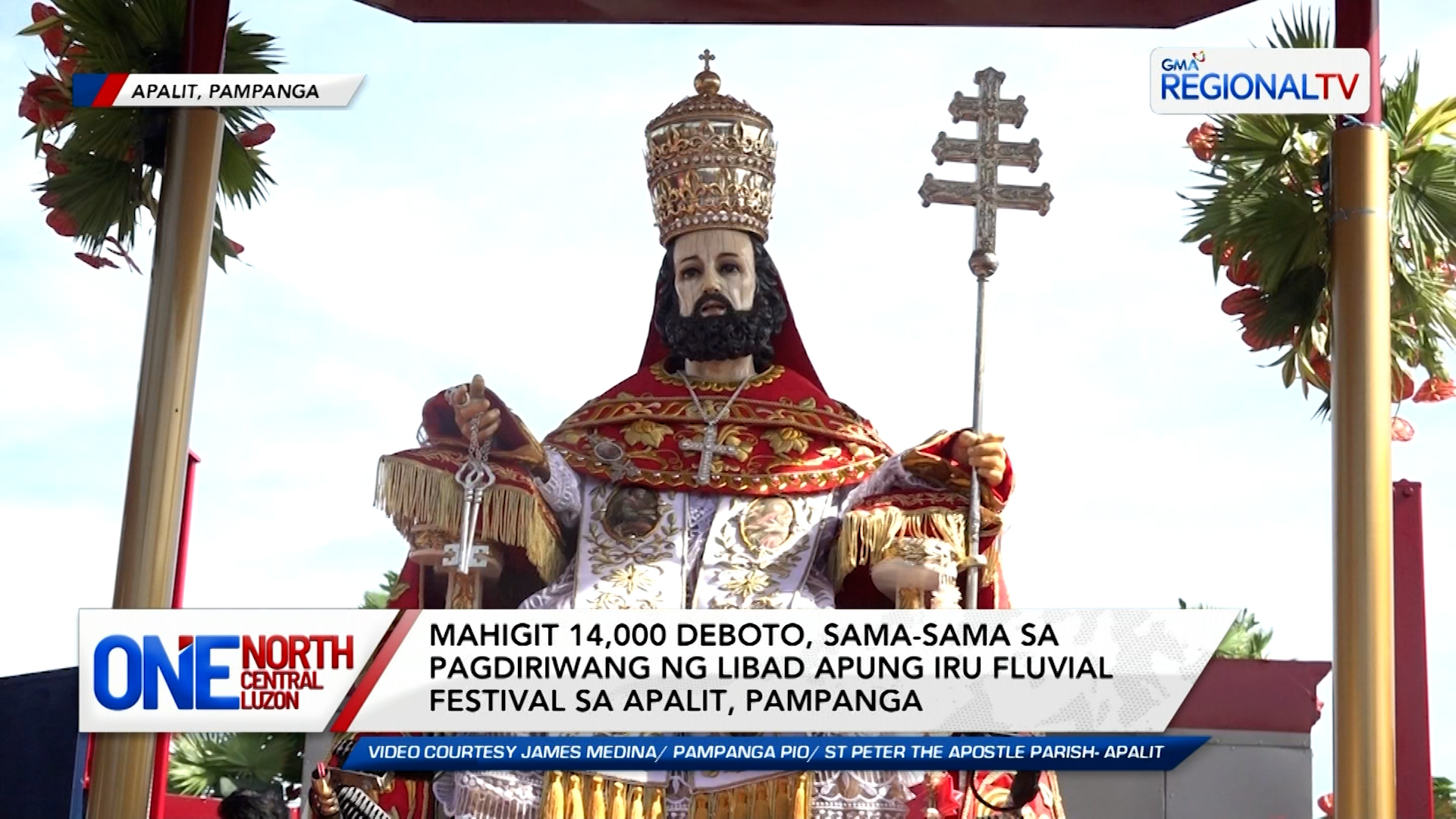 Mahigit 14,000 deboto, sama-sama sa Libad Apung Iru Fluvial Festival | One North Central Luzon