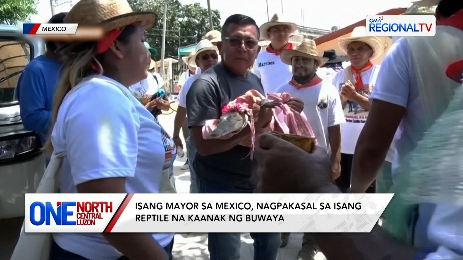 Isang mayor sa Mexico, nagpakasal sa isang reptile na kaanak ng buwaya | One North Central Luzon