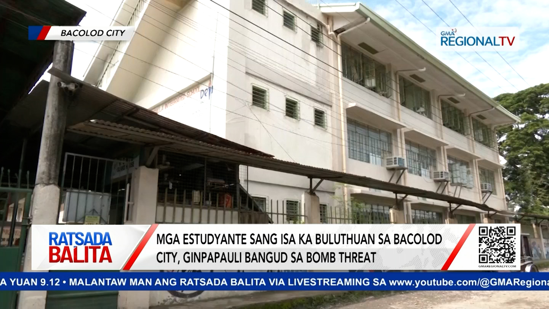 Mga estudyante sang buluthuan sa Bacolod City, ginpapauli bangud sa bomb threat | Ratsada Balita