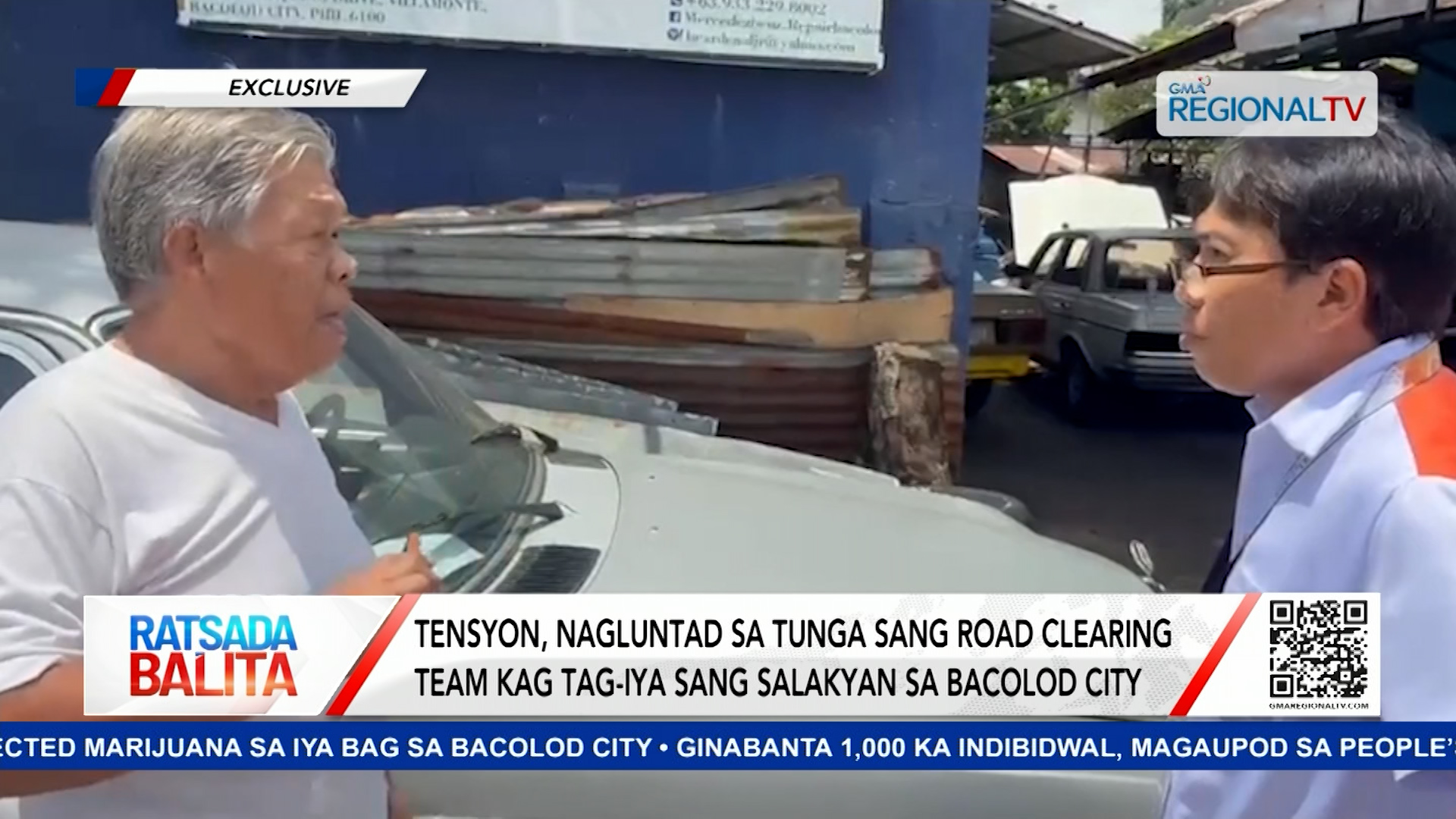 Tensyon, nagluntad sa tunga sang road clearing team kag tag-iya sang salakyan | Ratsada Balita