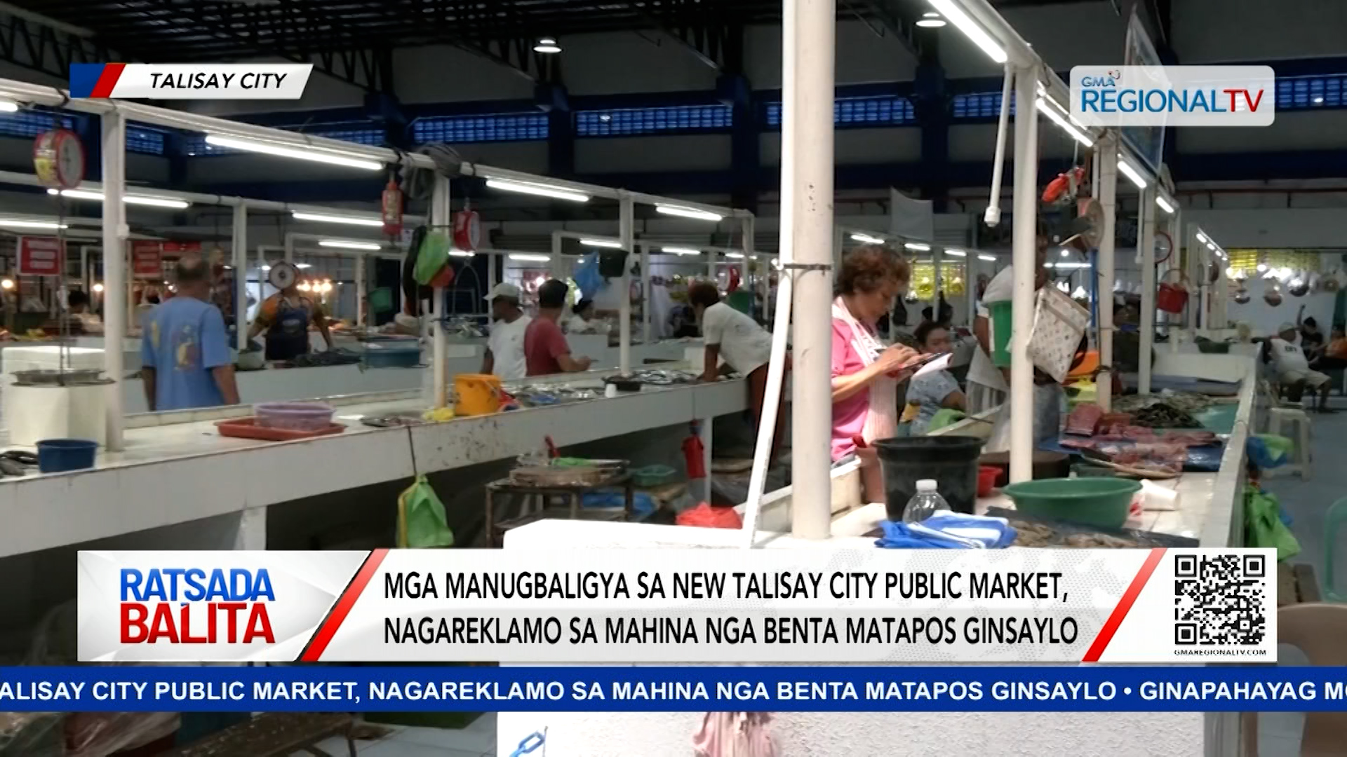 Mga manugbaligya sa New Talisay City Public Market, nagareklamo sa mahina nga benta | Ratsada Balita